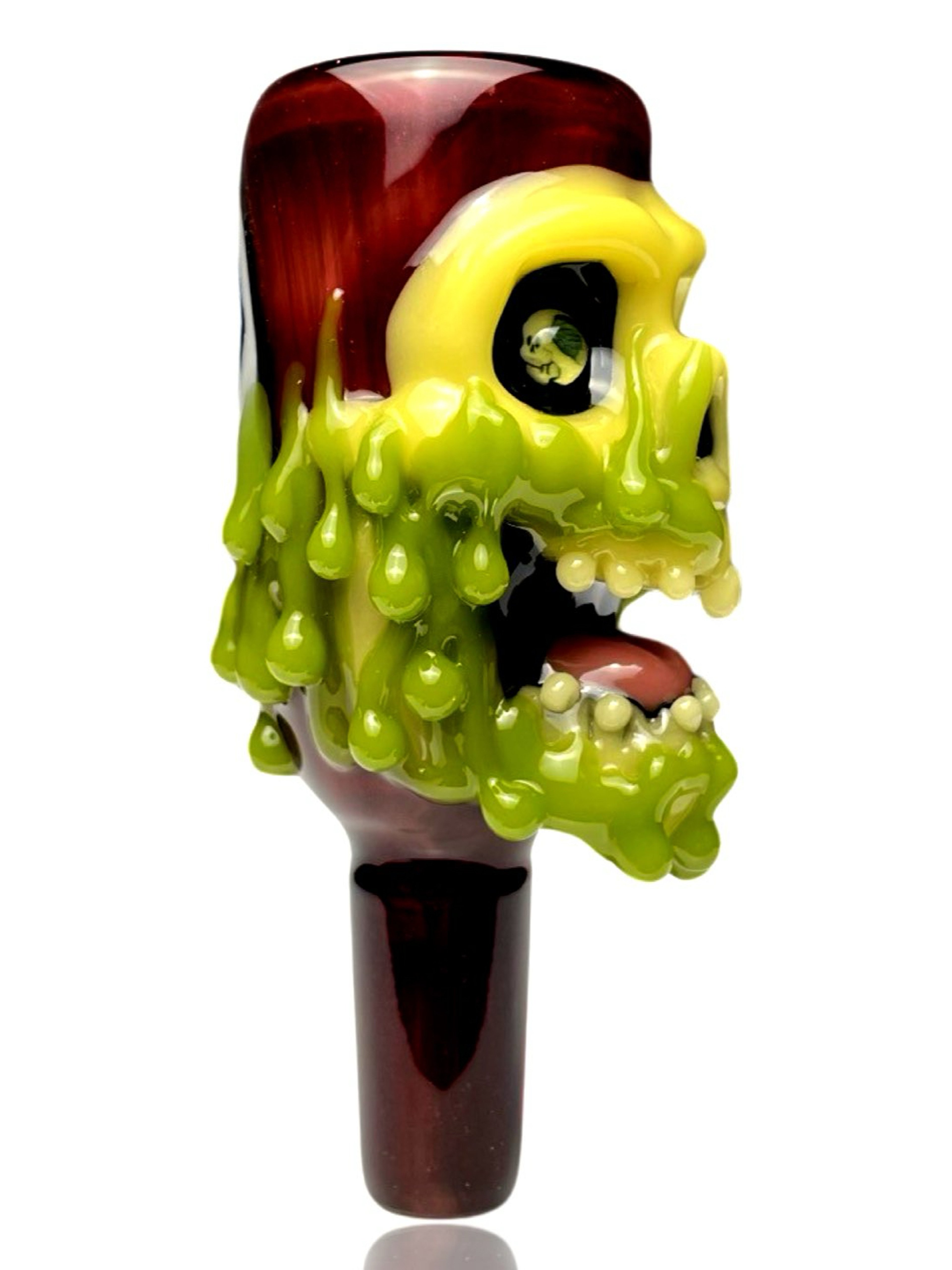 花瓶 MONSTER MOUTH SKULL / BOWL-S01 14mm AKM x Steven Baker UV Monste | Shop AKM on GlassPass