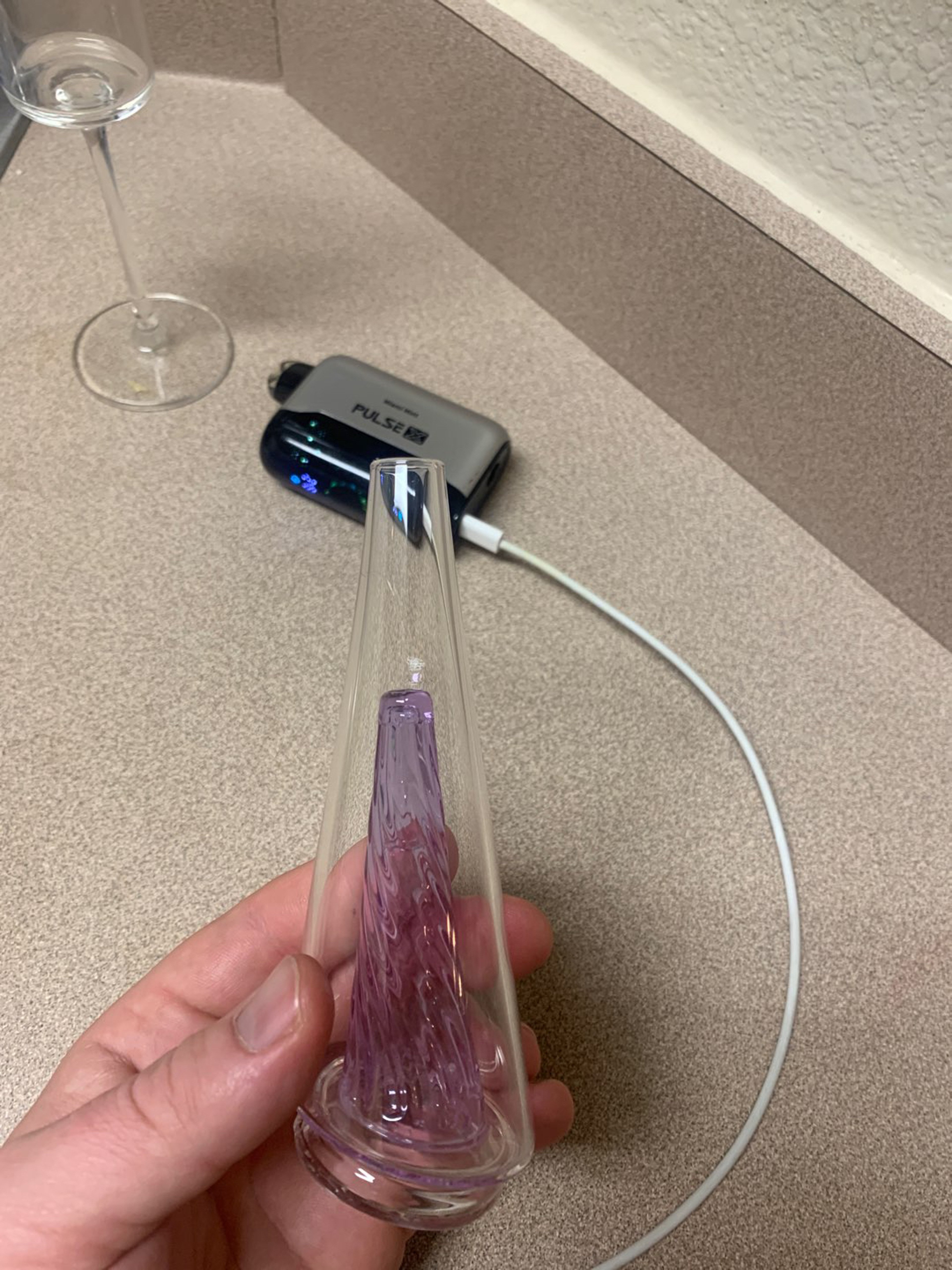 Preview pic of Puffco peak pro glass purple