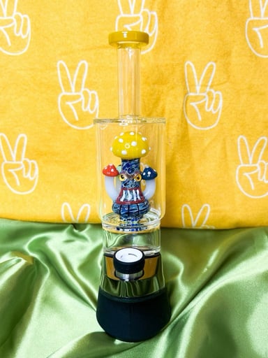 Preview pic of Angry Yellow Mushroom Puffco Glass Replacement