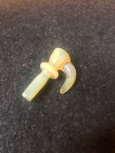 Preview pic of Horned Fume 10mm Bowl Slide by Optera Glass