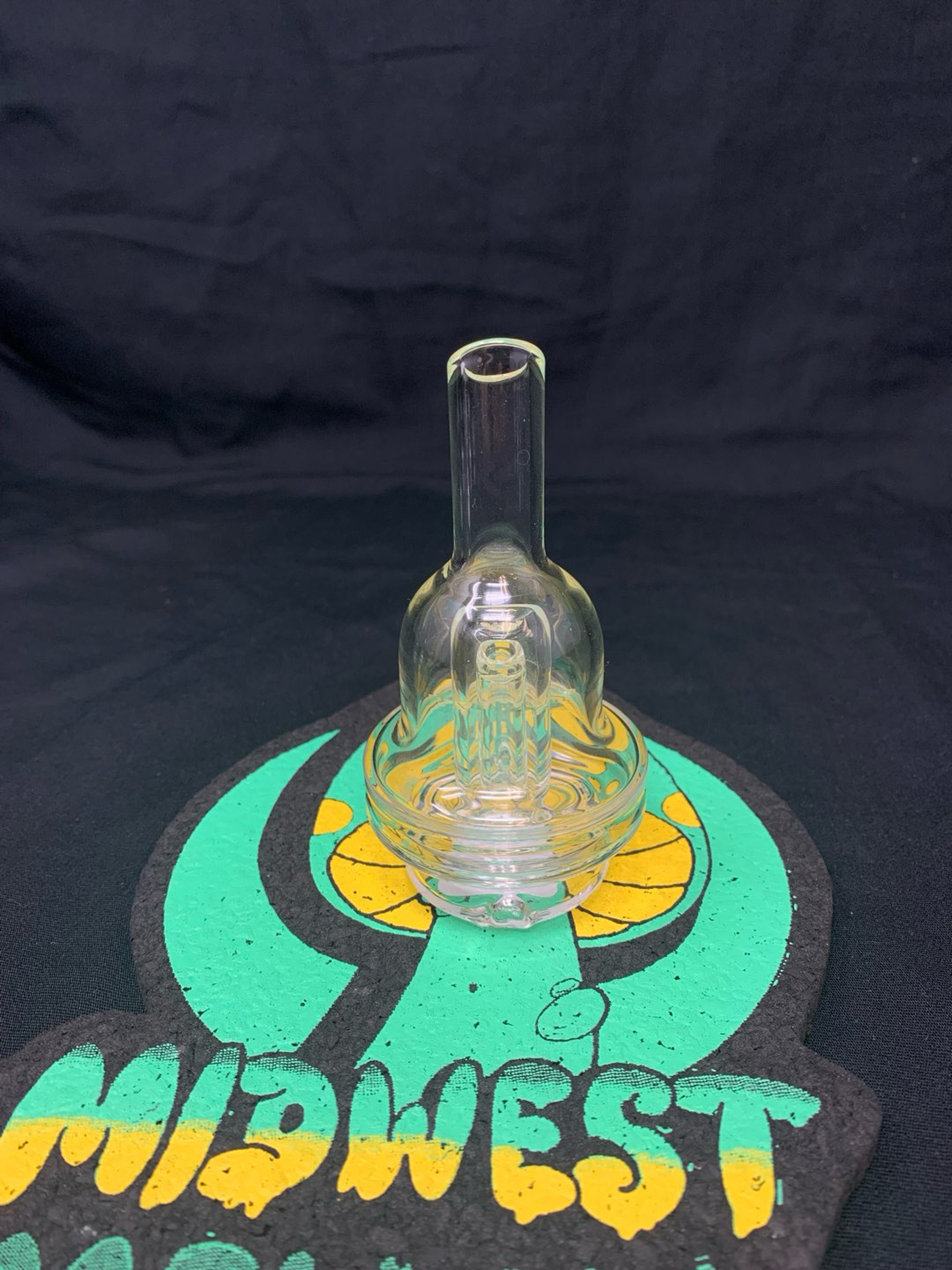 Preview pic of Max Arne Puffco topper w/ angle cut mouthpiece