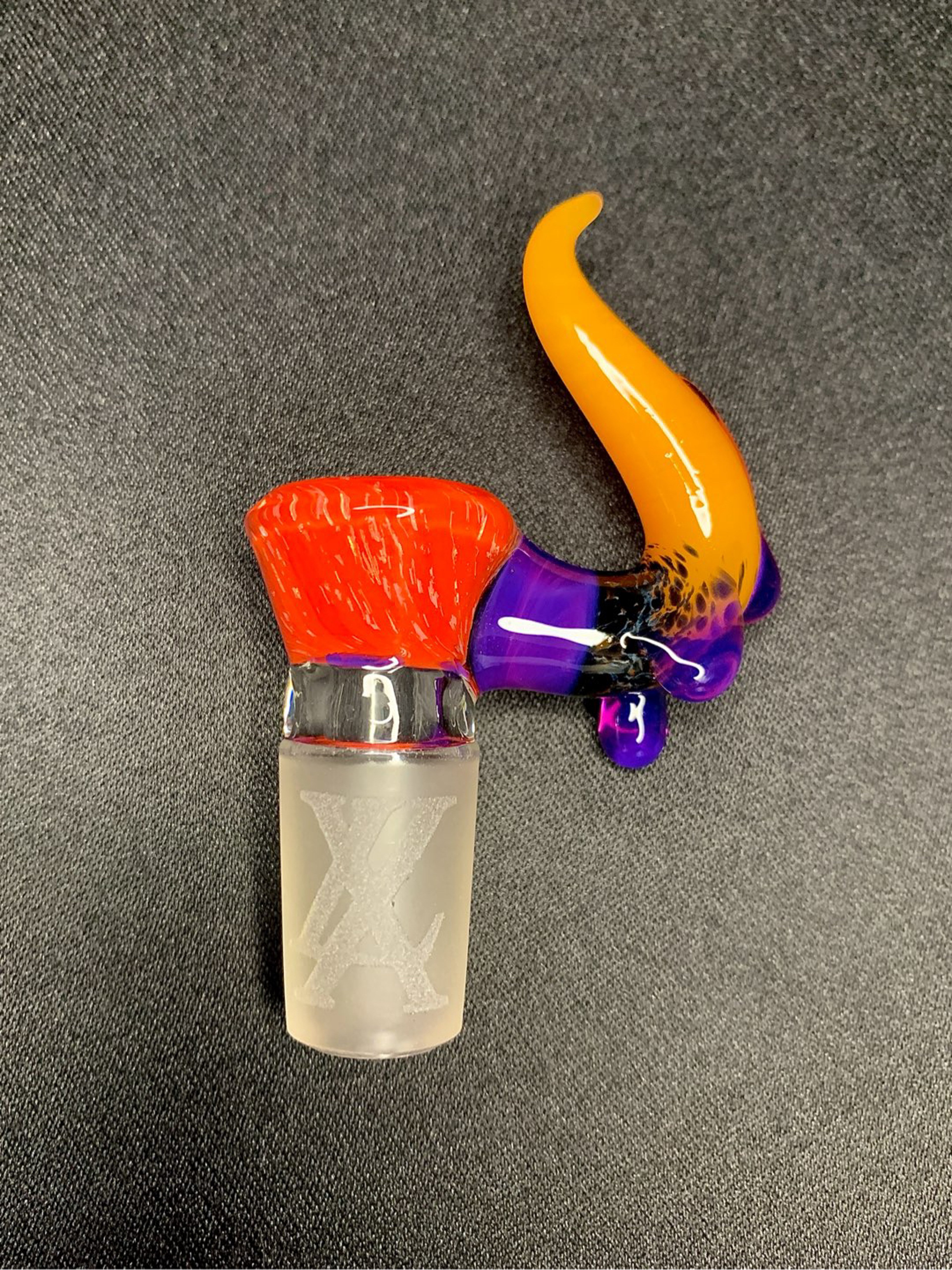 Preview pic of Lava dichro/royal jelly/pumpkin 18mm drip slide