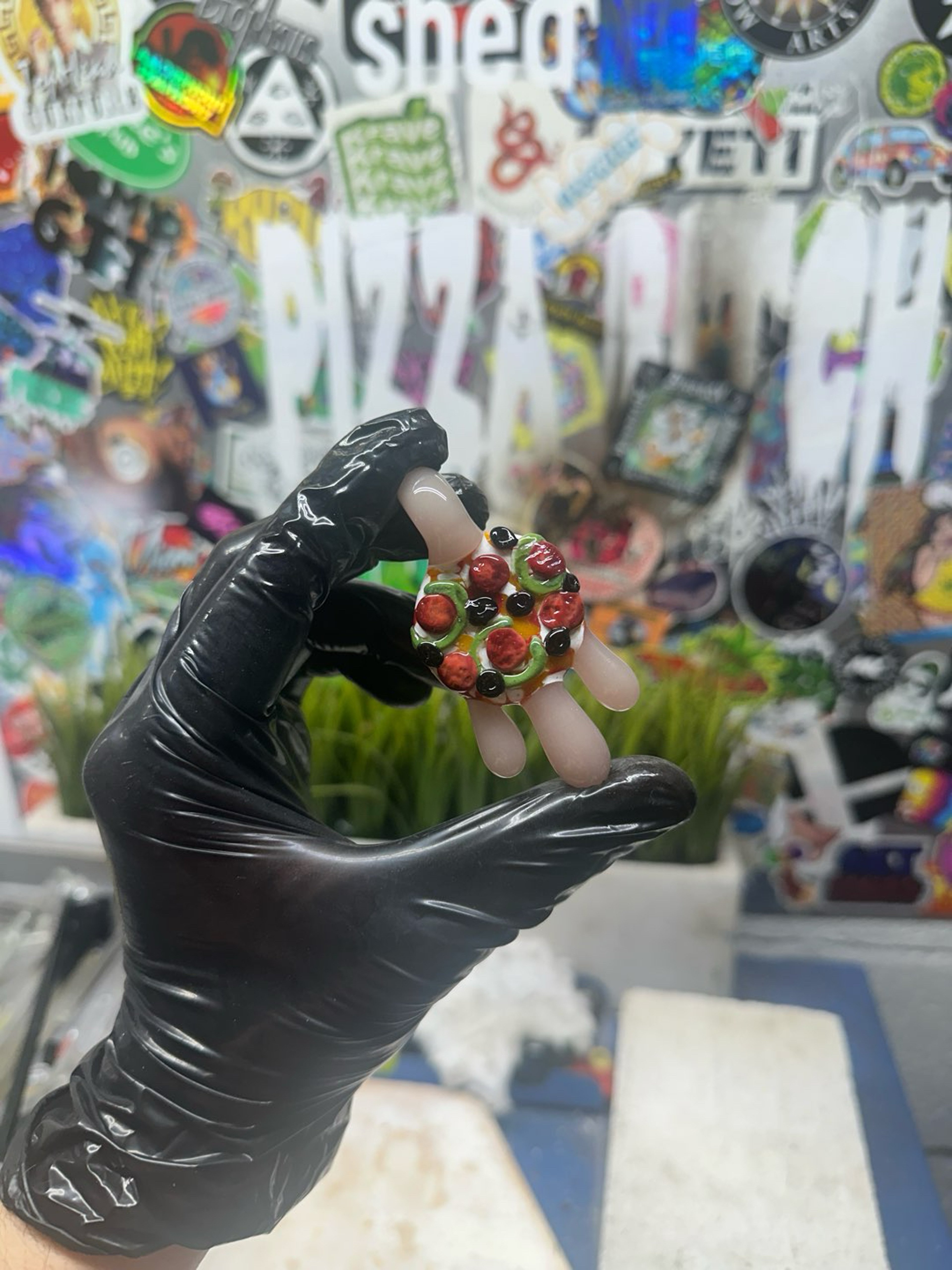 Preview pic of CFL Drippy Supreme Full Art Pizza Pendant