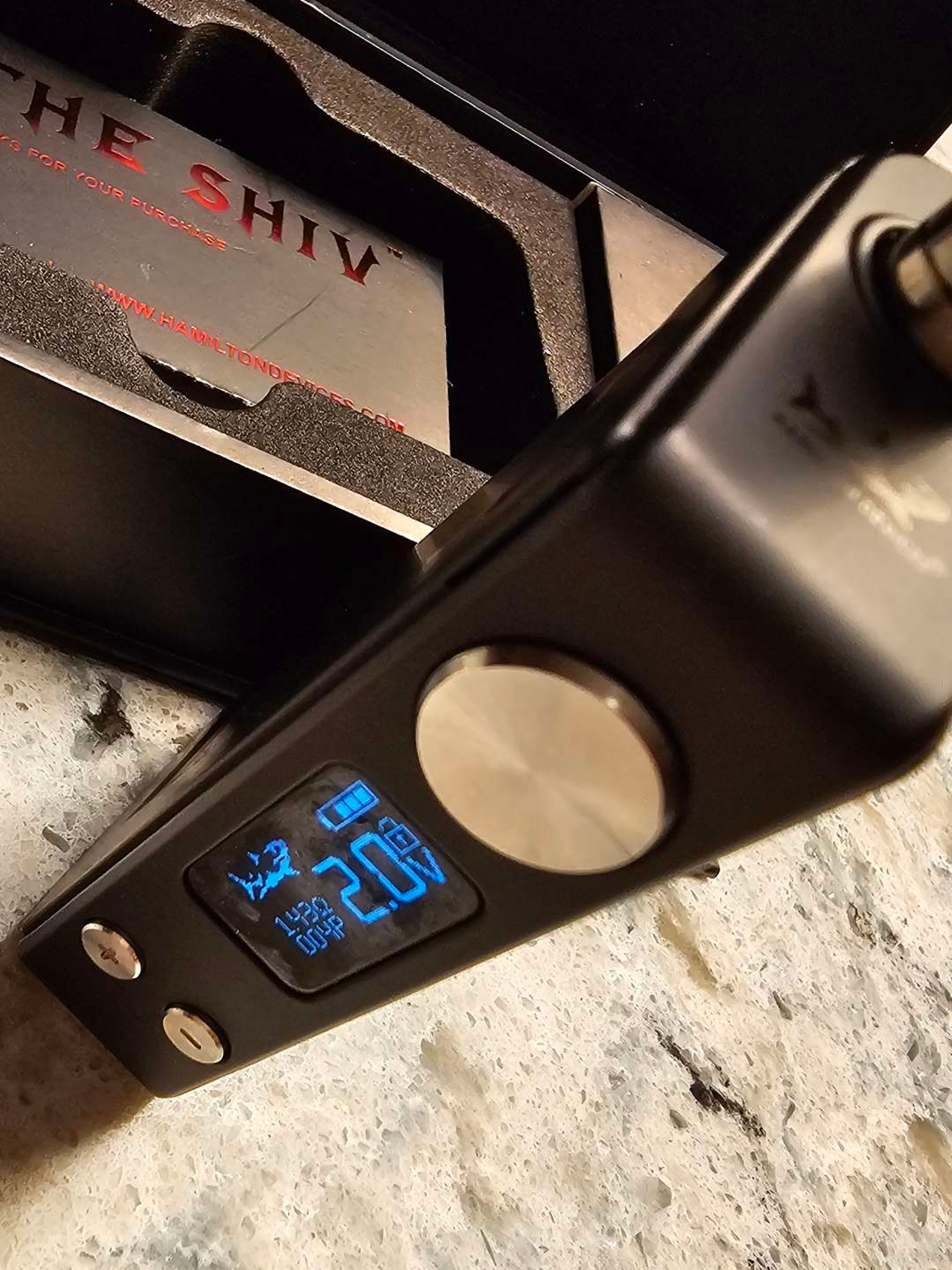 Preview pic of Hamilton Devices The Shiv 510 Vape Cartridge Battery