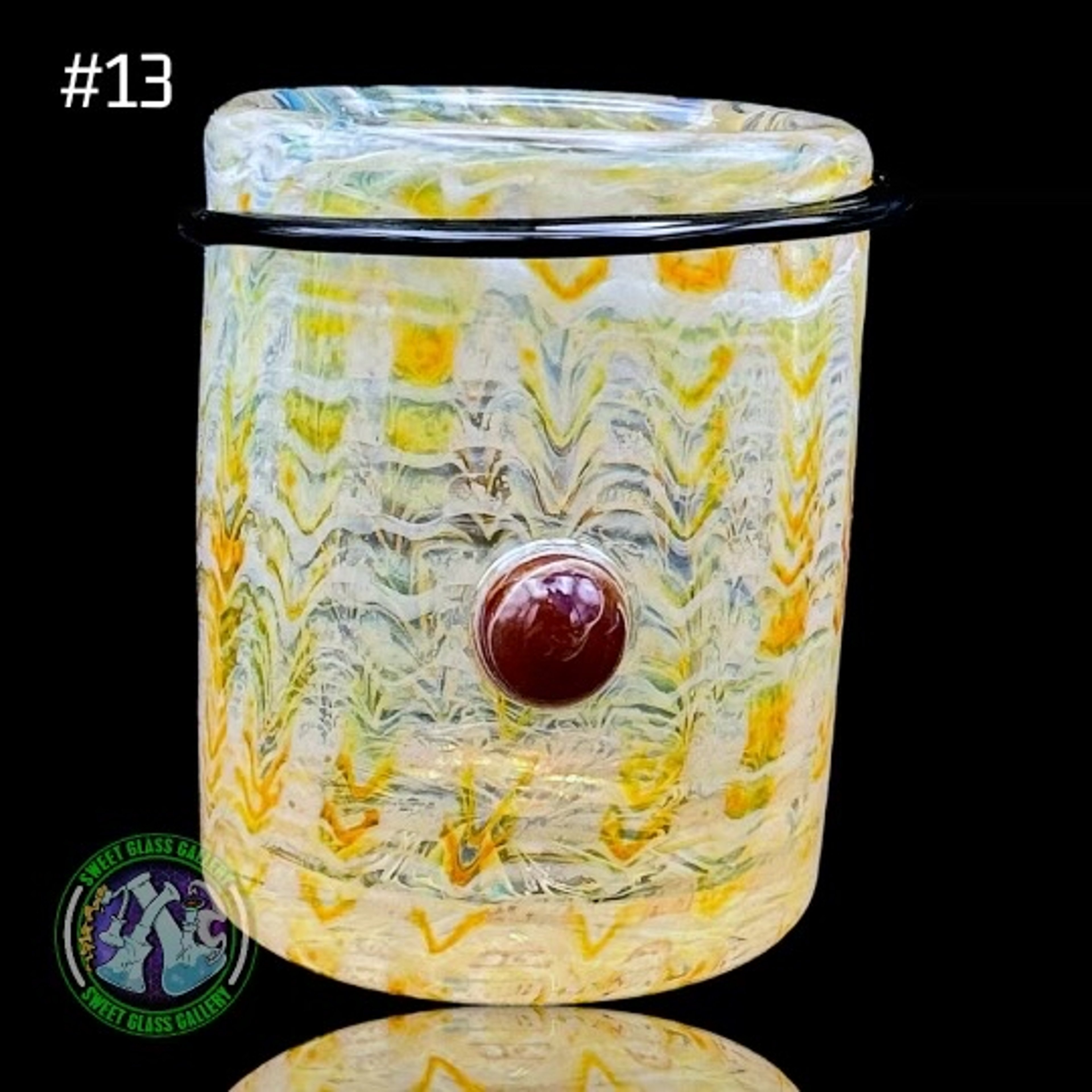 Preview pic of Ben’s Glass Art - Baller Jar #13 - Fume