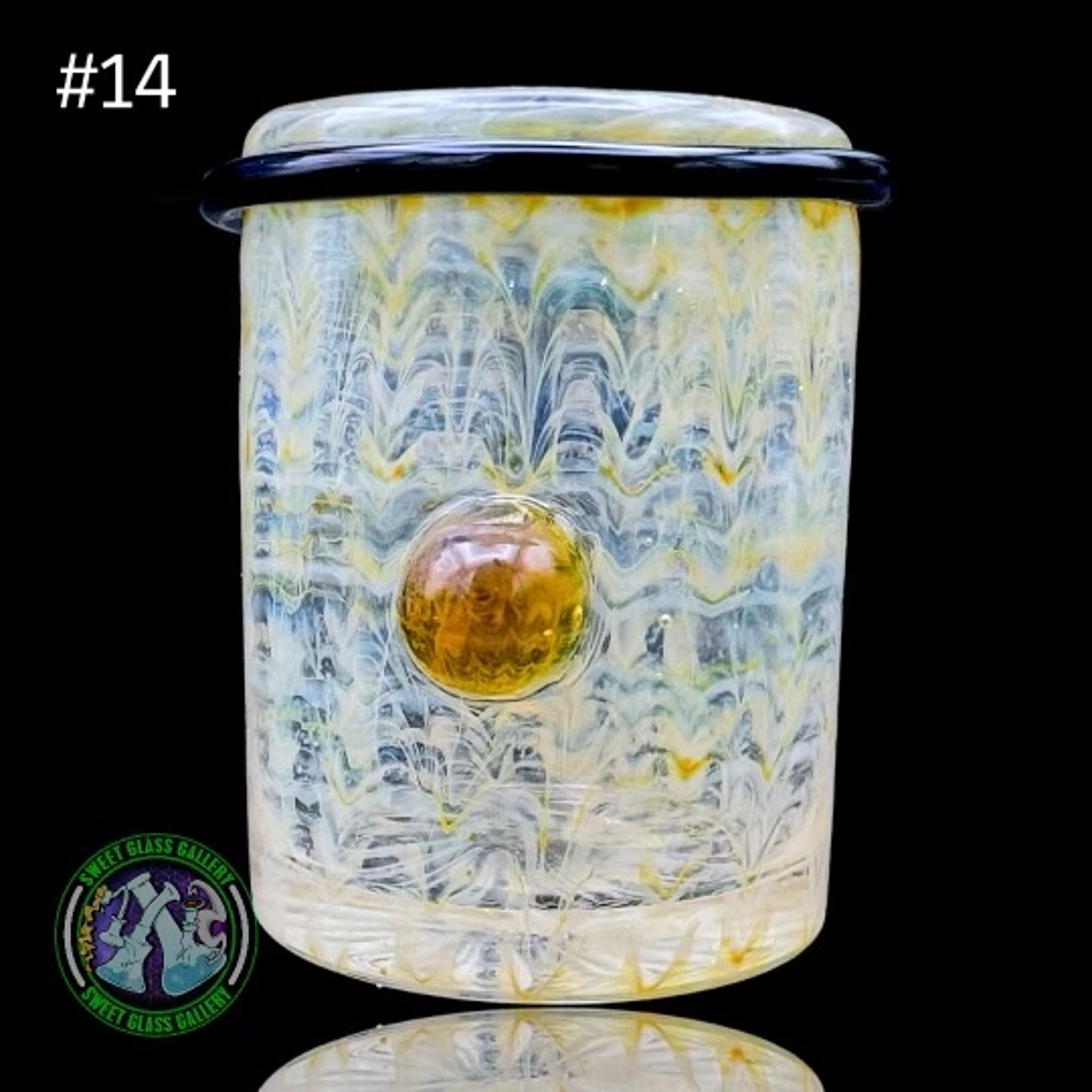 Preview pic of Ben’s Glass Art - Baller Jar #14 - Fume