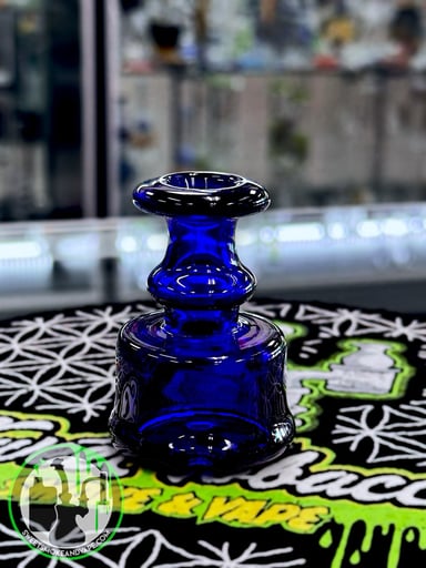 Preview pic of Evol Glass - Puffco Dry Attachment - Dark Blue