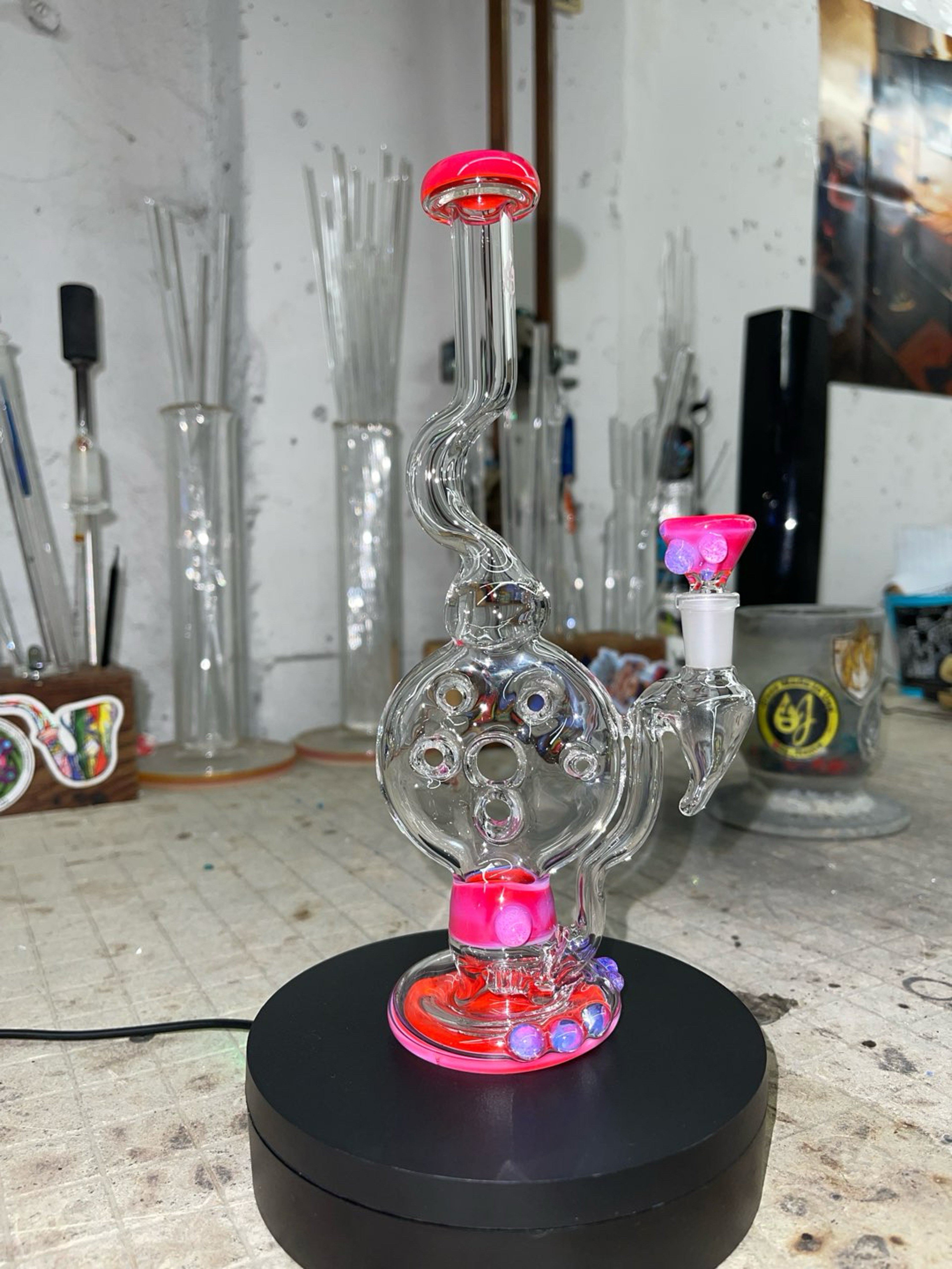 Preview pic of Made with pink slyme over poppy