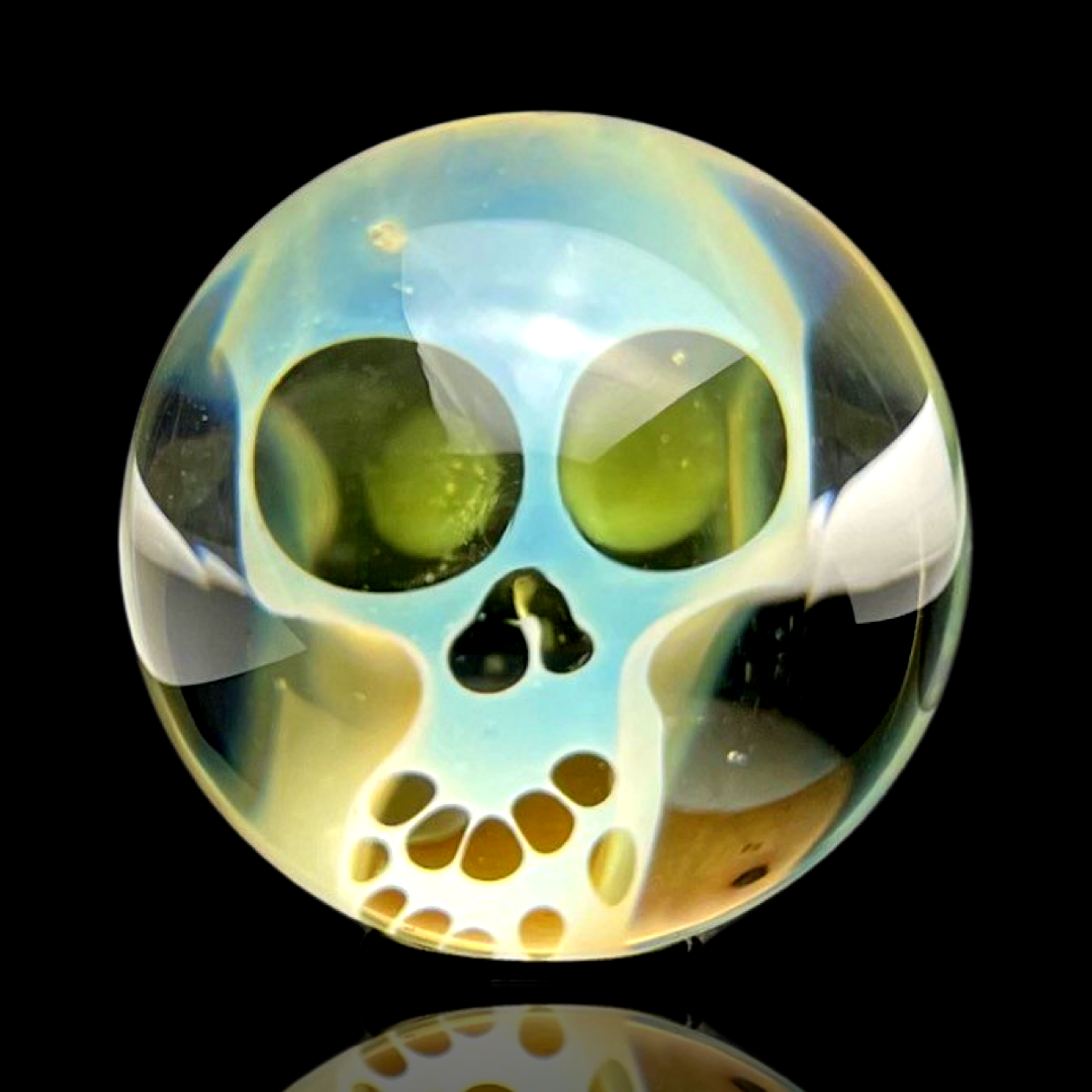 Preview pic of Ginny UV Fume Skull Marble