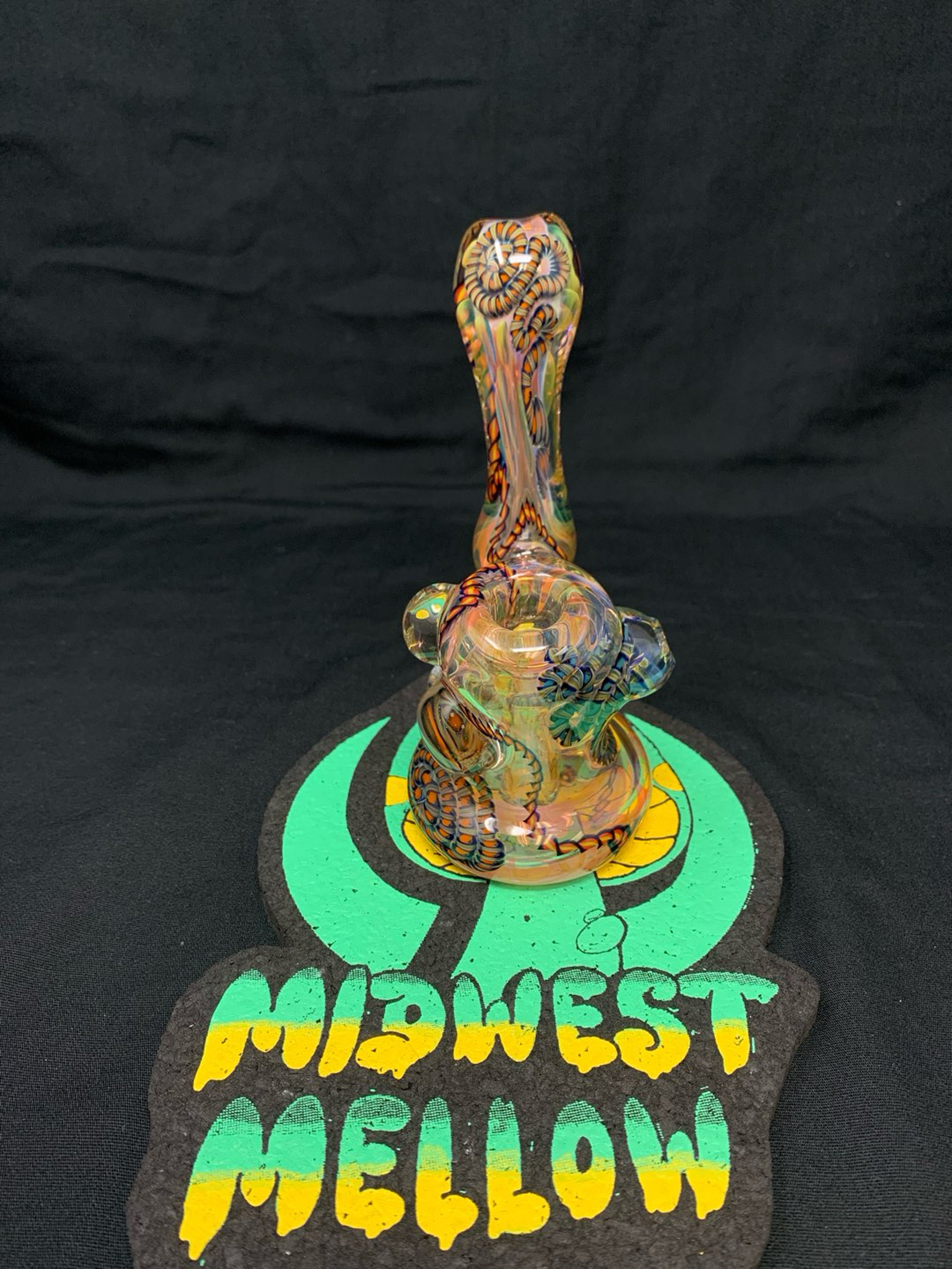Preview pic of Archer Glass Inside out cane bubbler