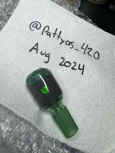 Preview pic of Green Faceted Goldman Slide