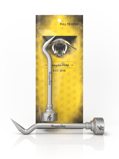 Preview pic of TITANIUM BENT PENCIL WITH CARB CAP