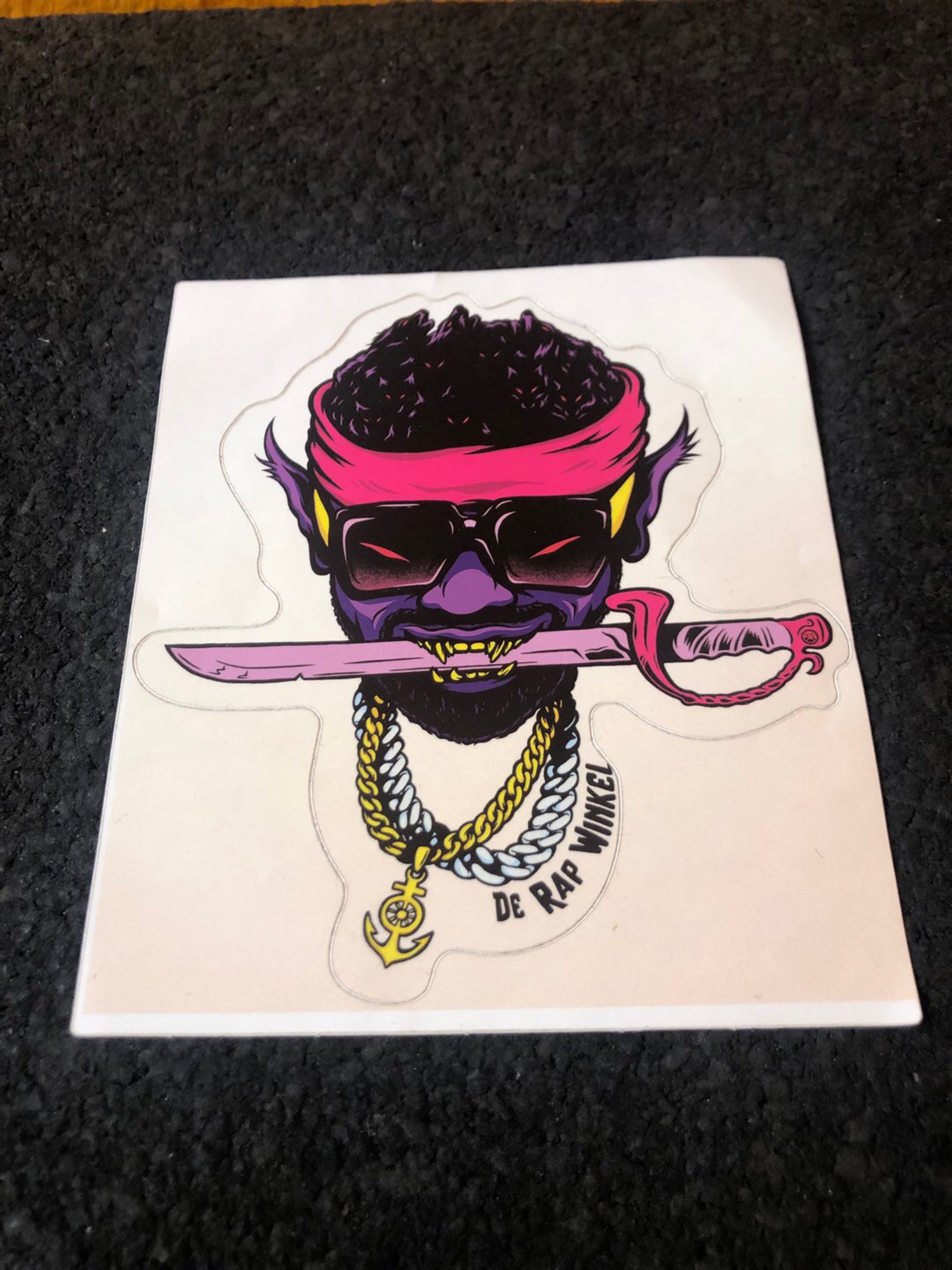 De Rap Winkel Katana Demon Sticker image 0