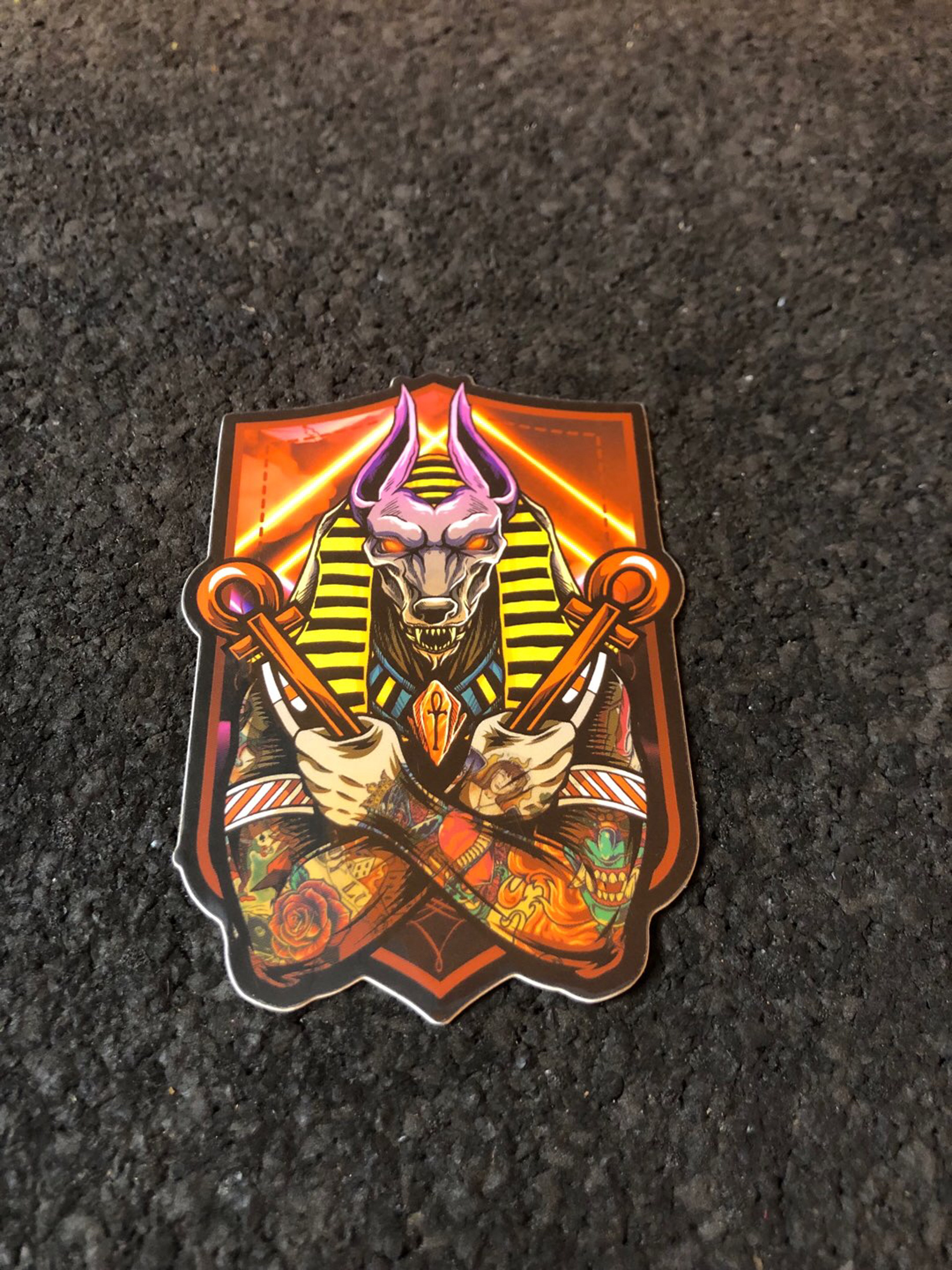 Preview pic of Tattoo Anubis Sticker