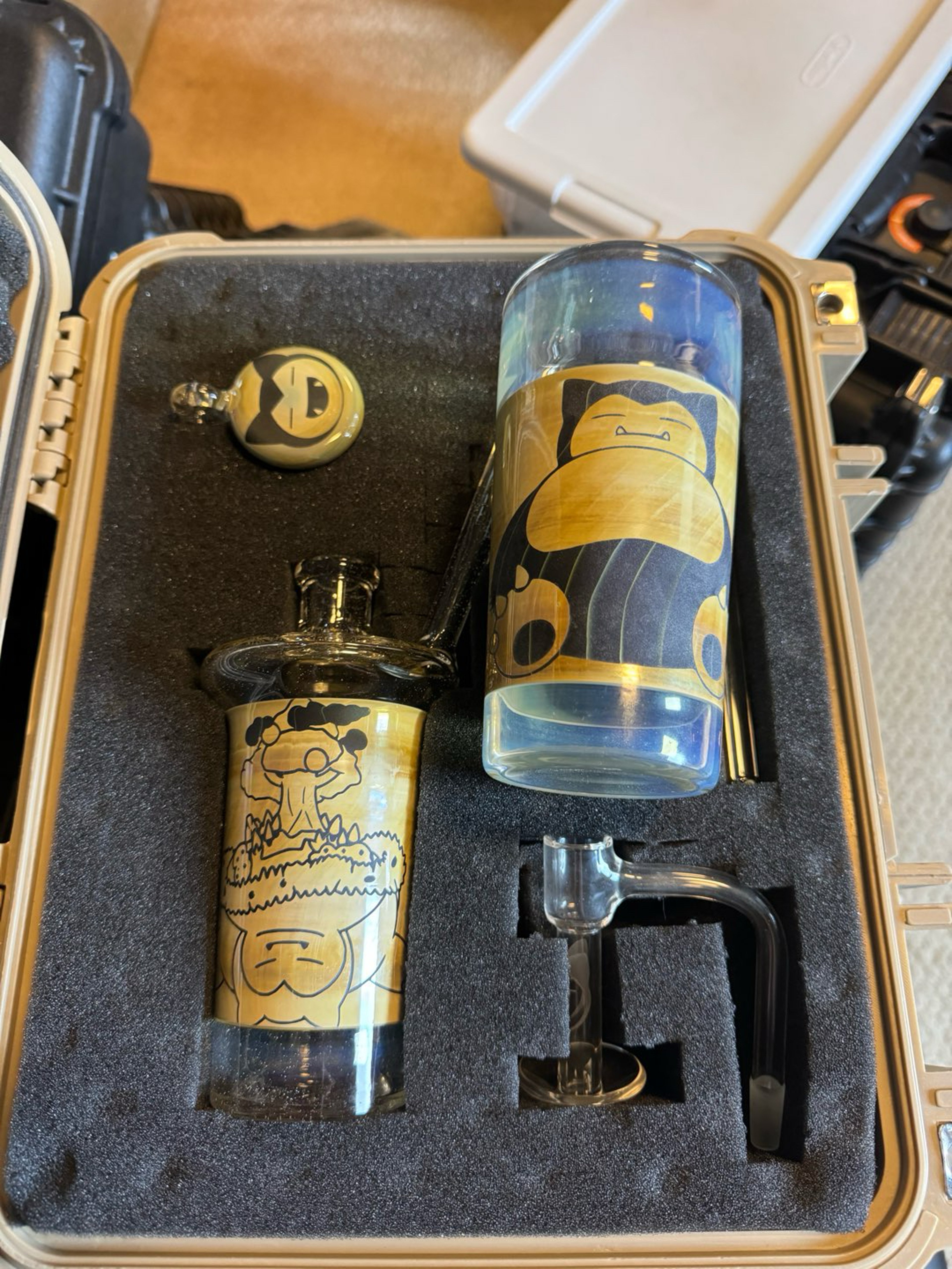 Immaculate Glass Custom Snorlax Set image 0