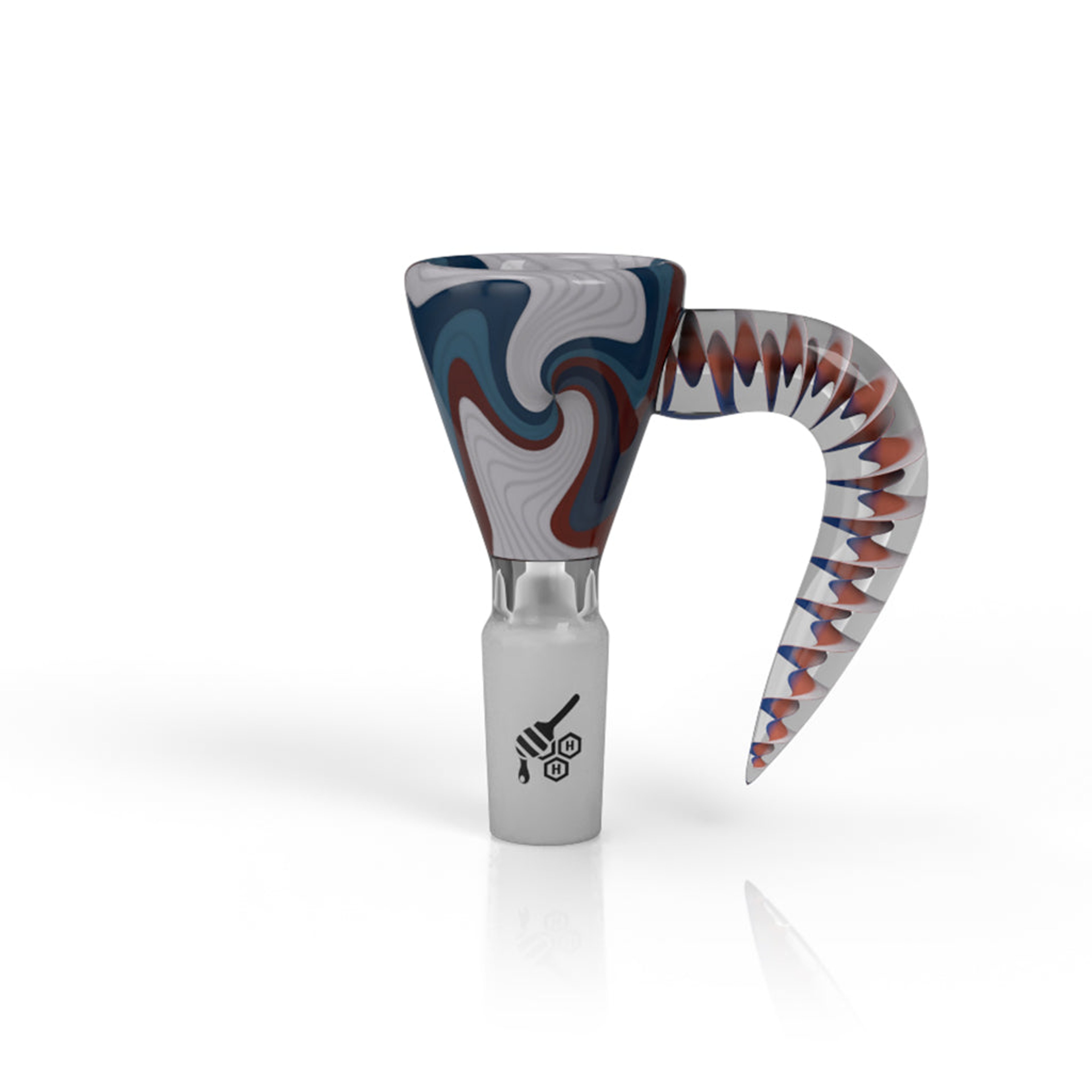 MARTINI SPLASH HORN PULL BONG SLIDE image 0