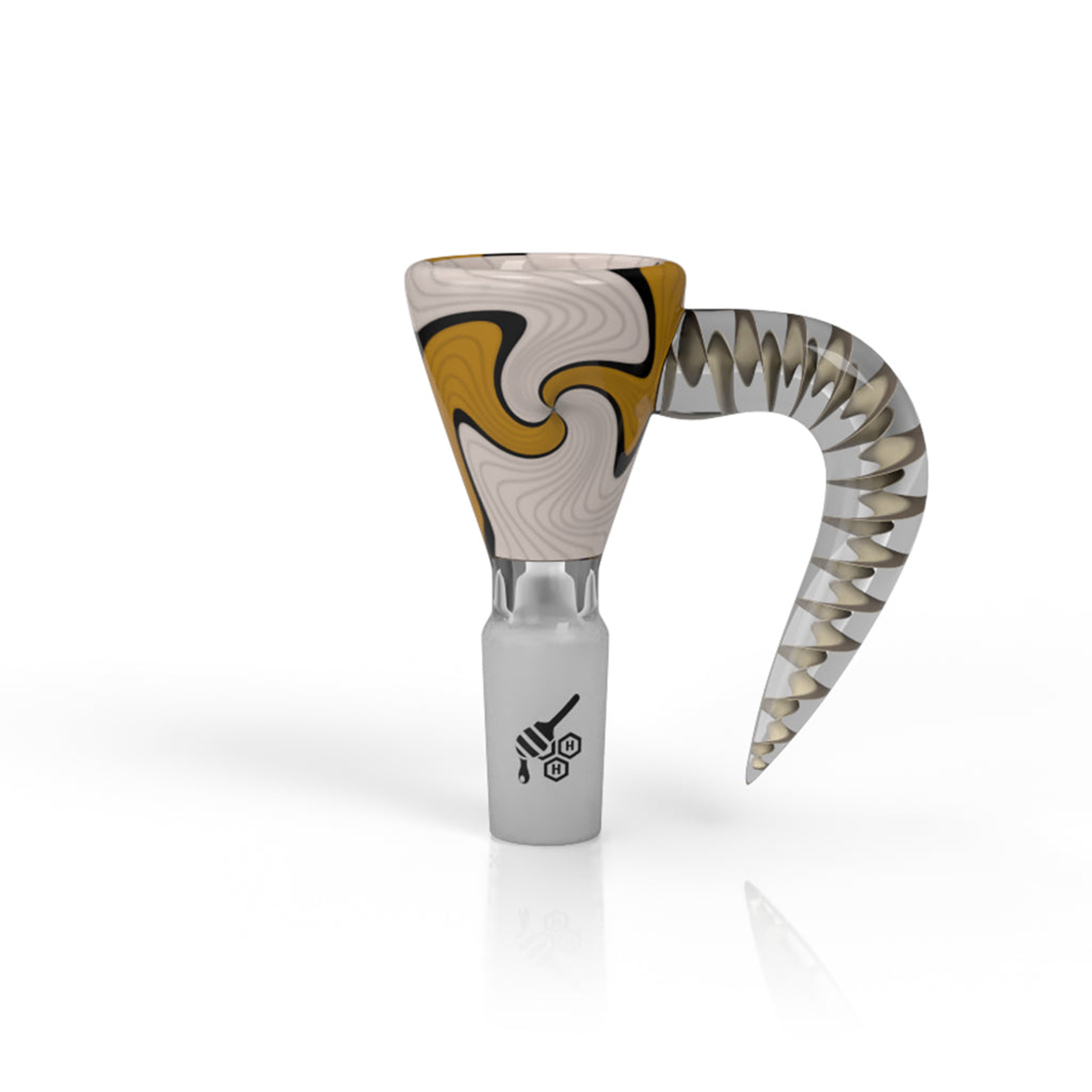 MARTINI SPLASH HORN PULL BONG SLIDE image 0