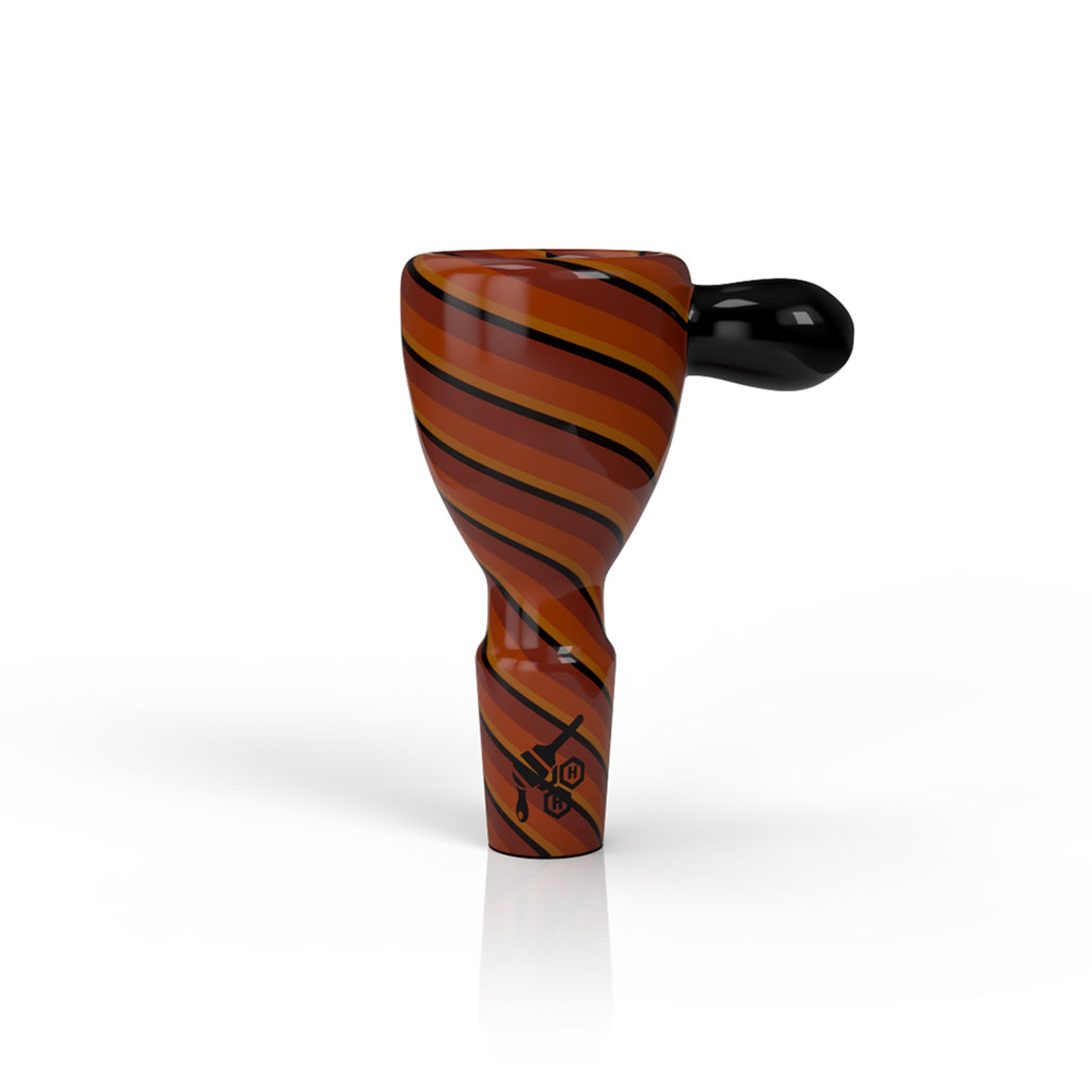 WIG WAG STRIPPED BONG BOWL PIECES image 0