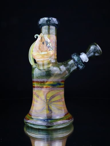 Preview pic of Cowboy X Gato X Gabe Fully Fumed Faceted Bubbler