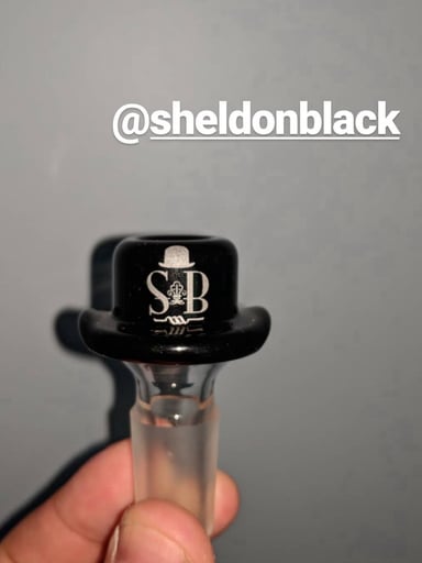 Preview pic of Sheldon Top Hat Black 18mm Slide