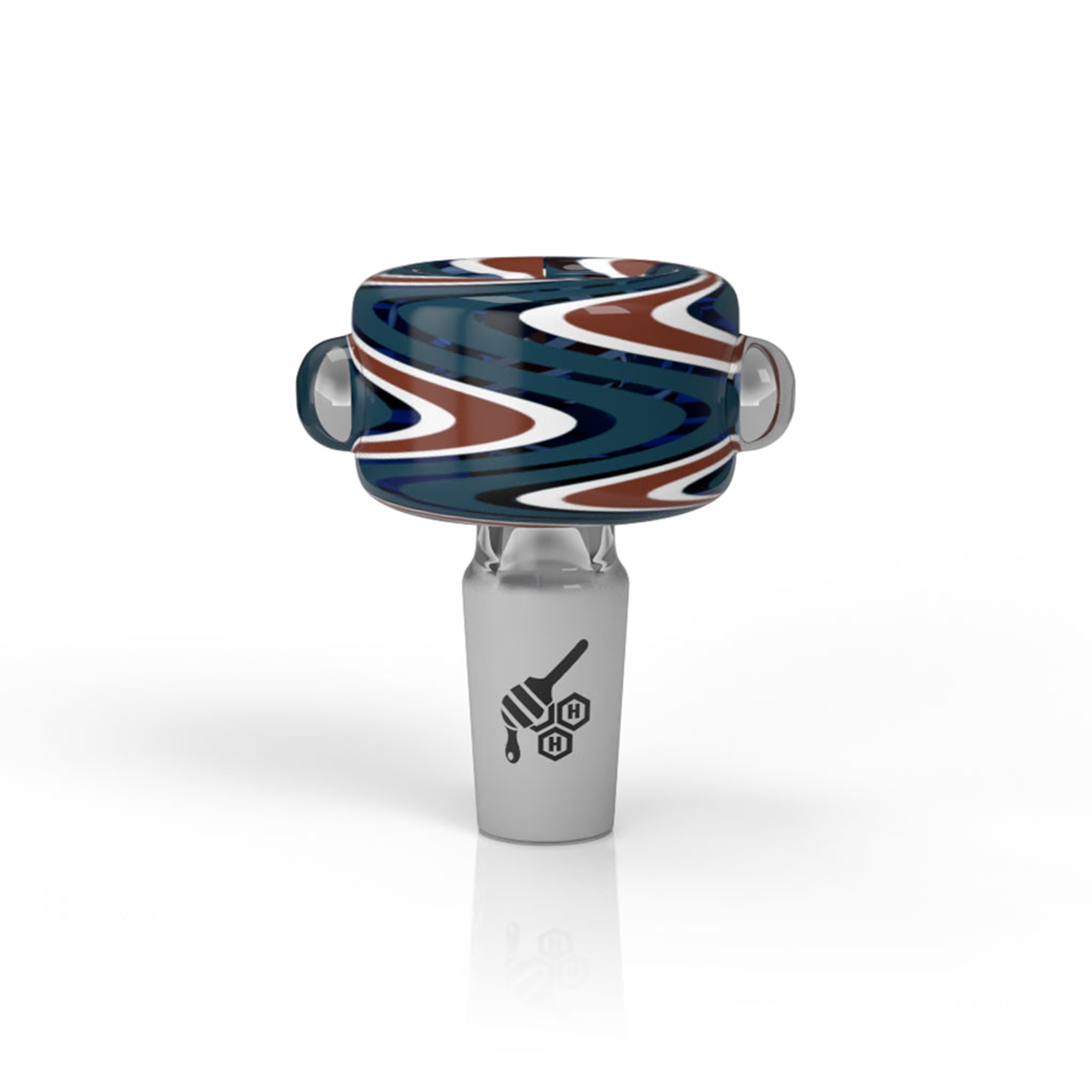 Preview pic of BASIN ZIG ZAG STIPPED FLOWER BOWL