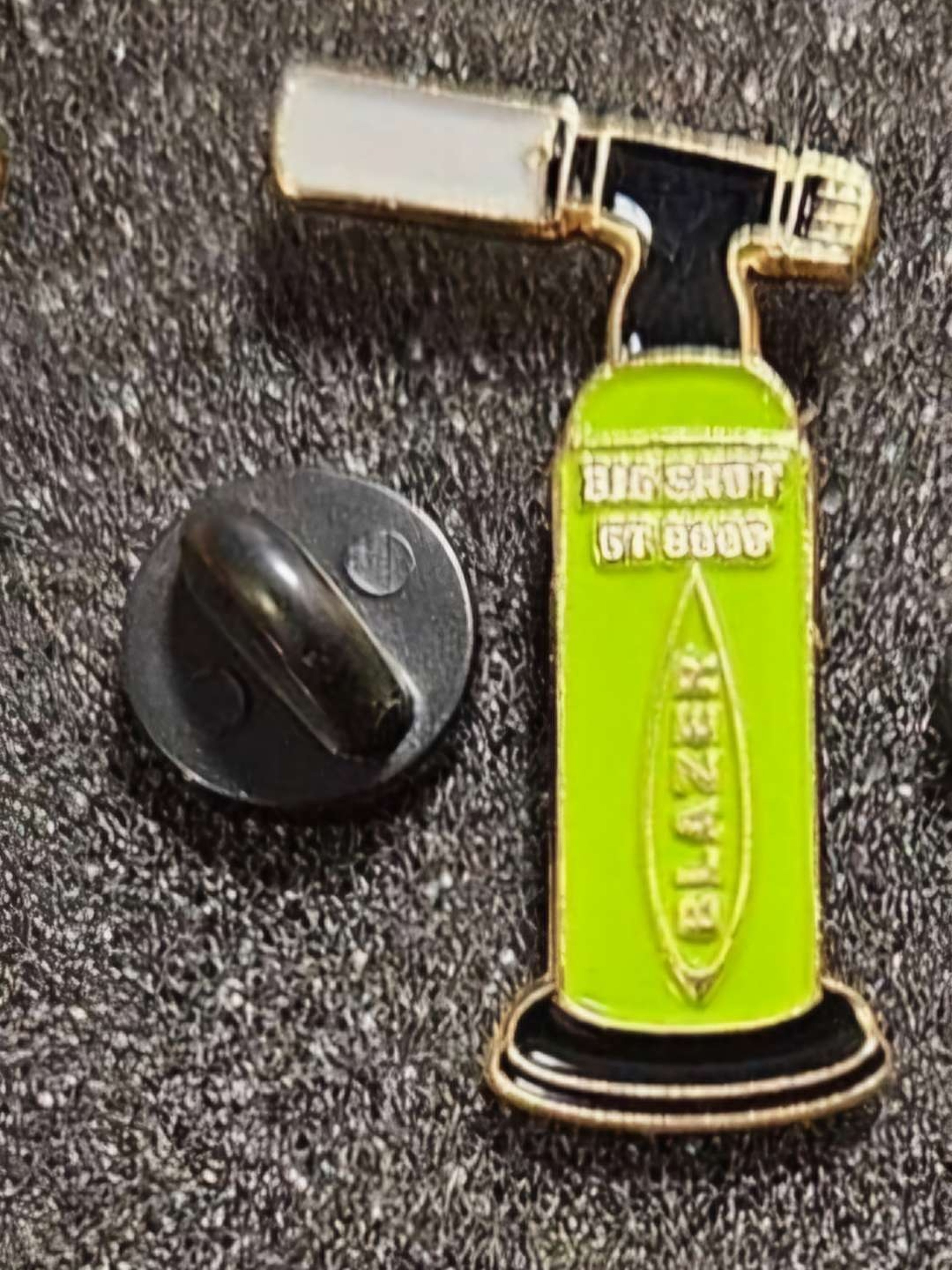 Preview pic of 2 green Blazer pins