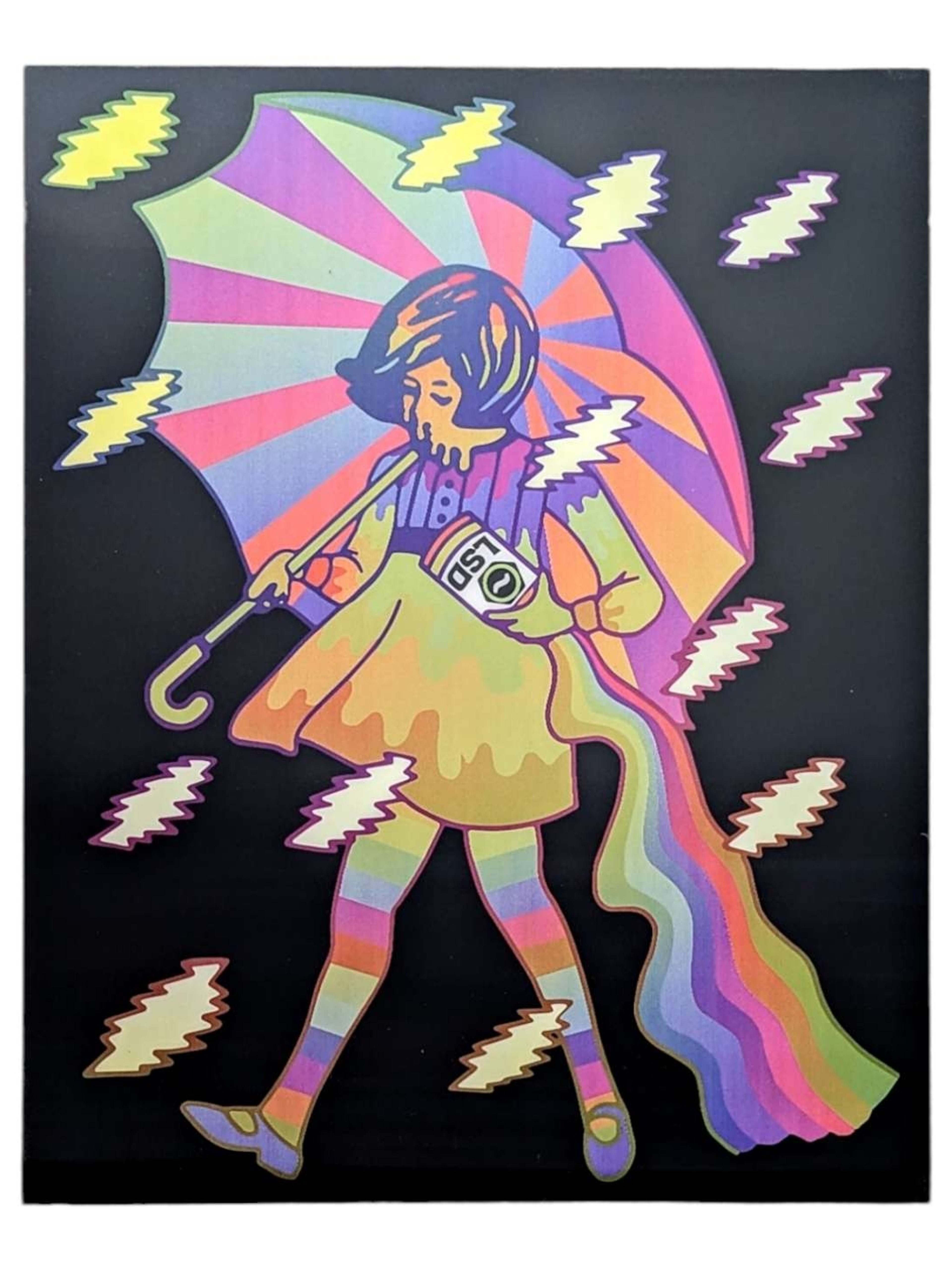 Preview pic of Slinger x Wookerson "Sandoz Girl (Large)" Lenticular Print
