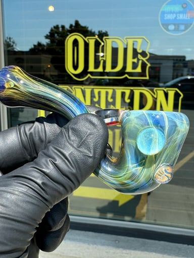 Preview pic of NS Yellow Chaos over Cobalt Sitter Sherlock