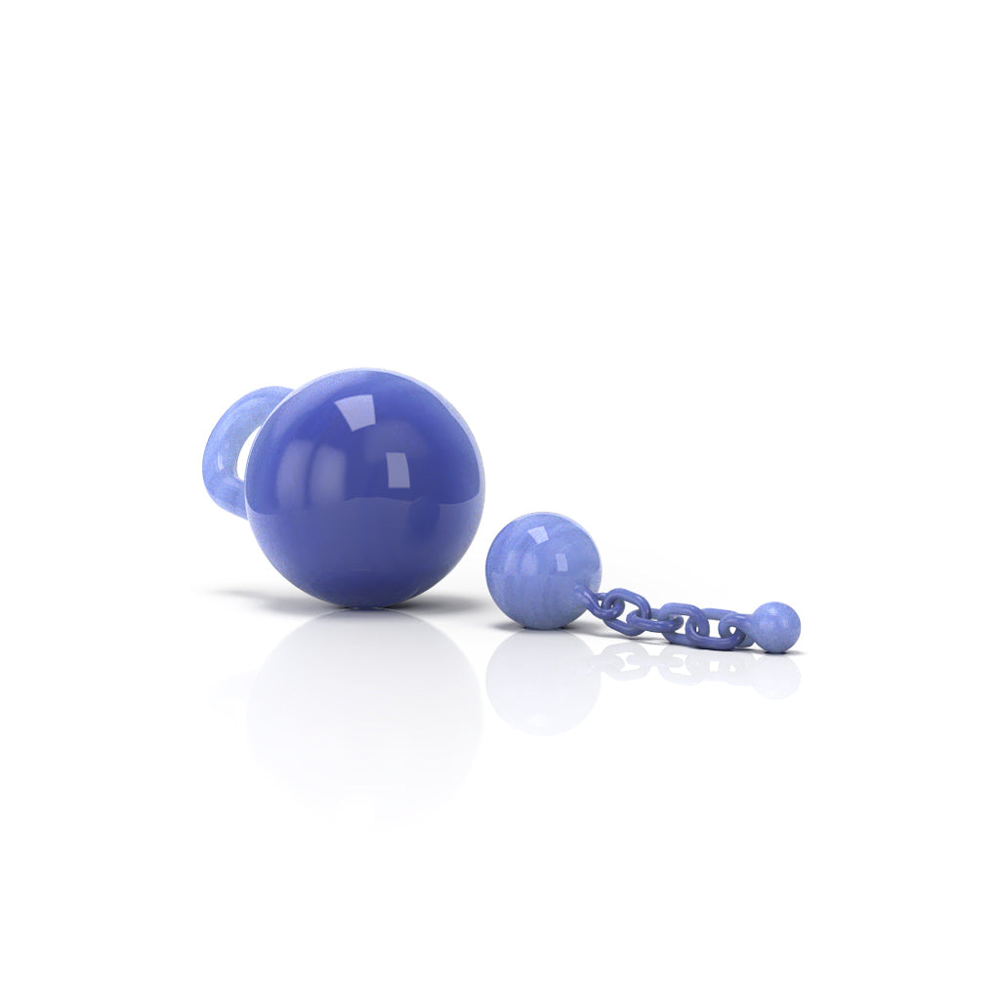 Preview pic of GLASS TERP CHAIN - TWO PIECE