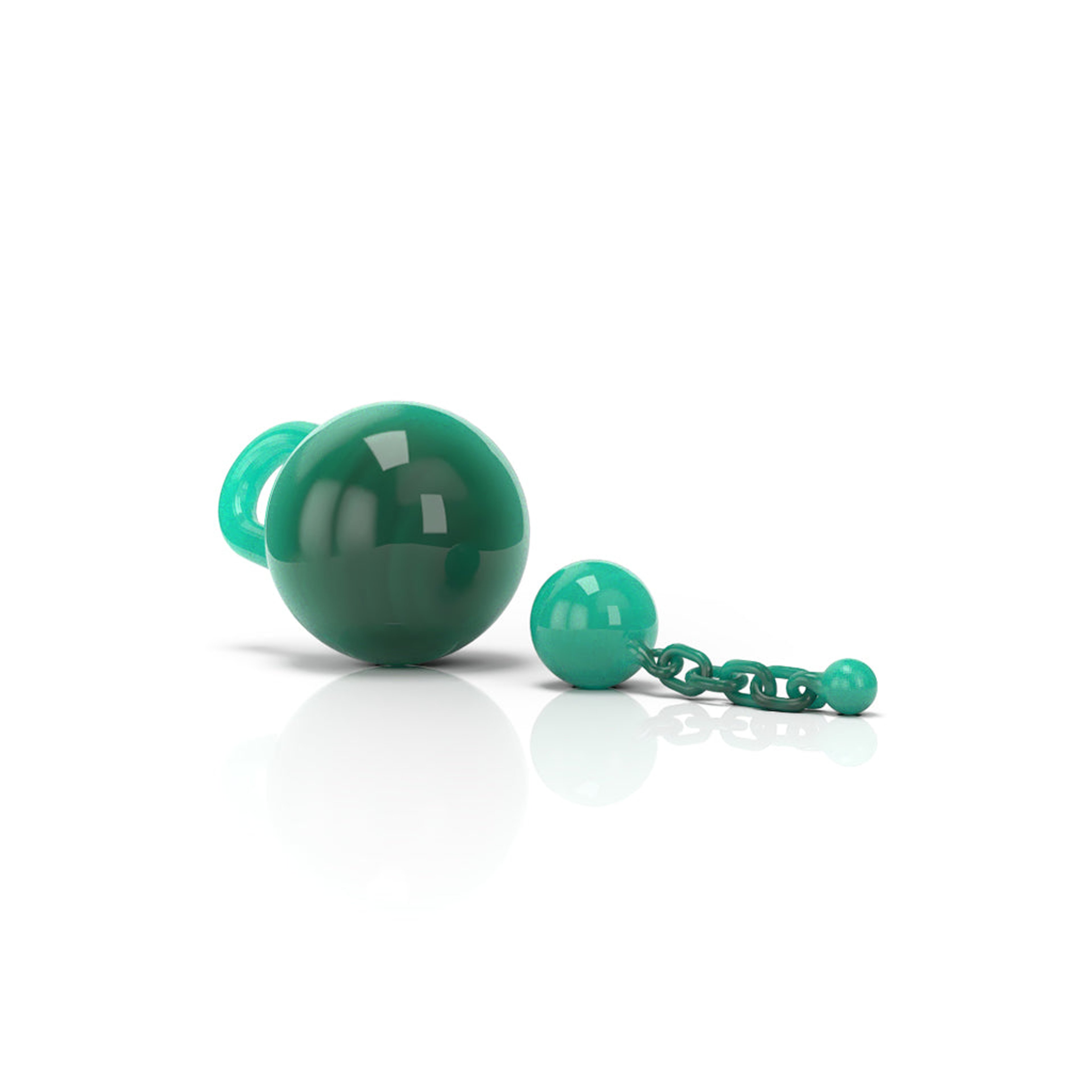 Preview pic of GLASS TERP CHAIN - TWO PIECE
