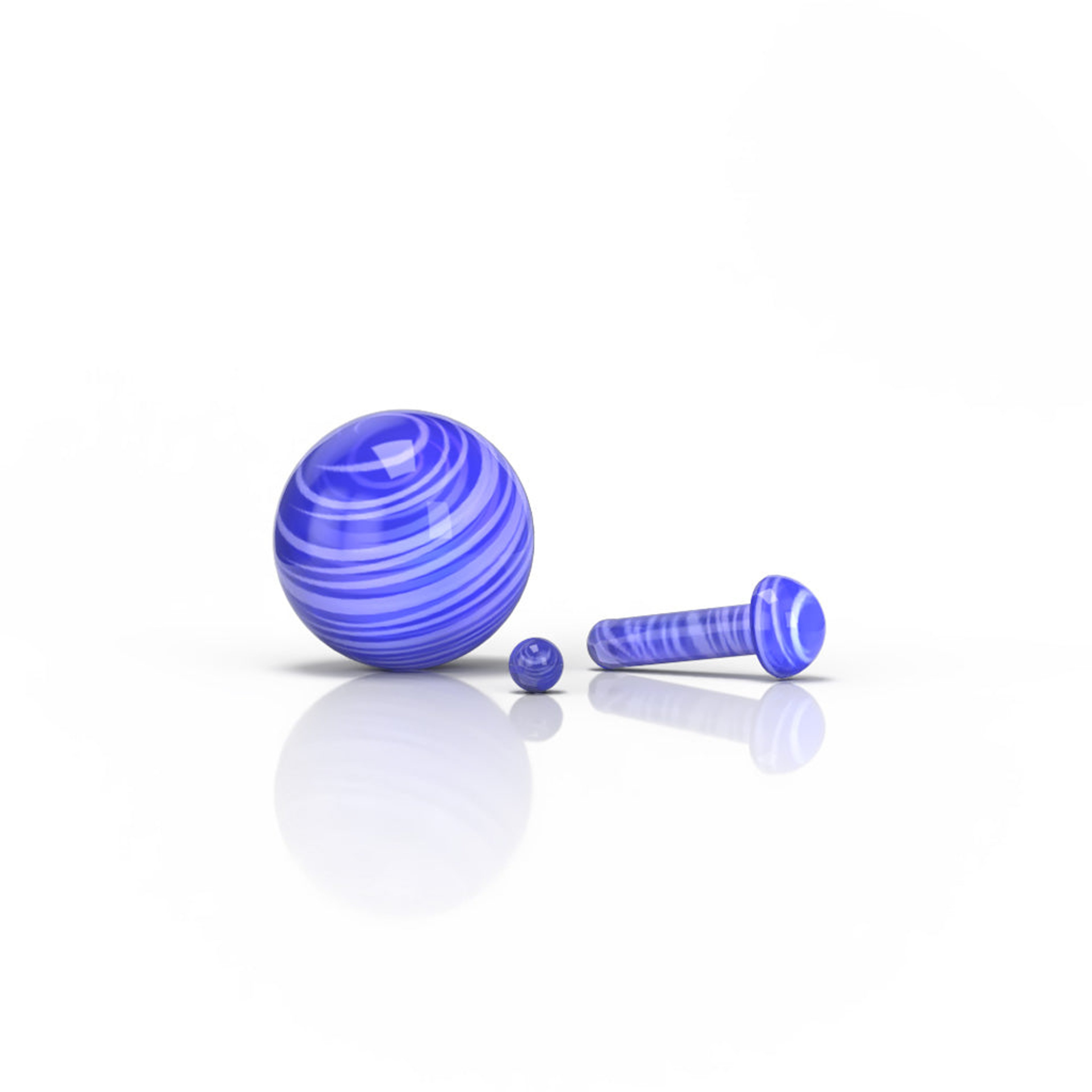 Preview pic of GLASS MUSHROOM PILLAR TERP SET