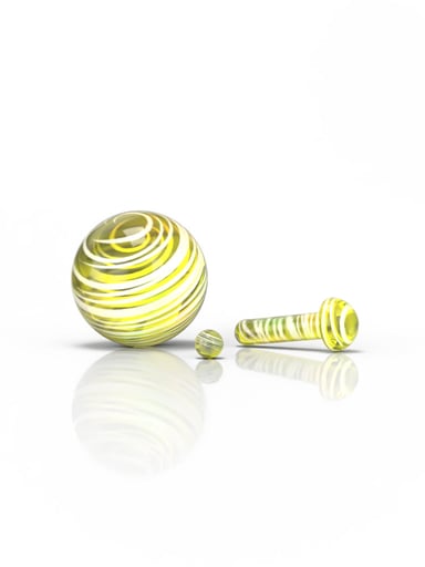 Preview pic of GLASS MUSHROOM PILLAR TERP SET