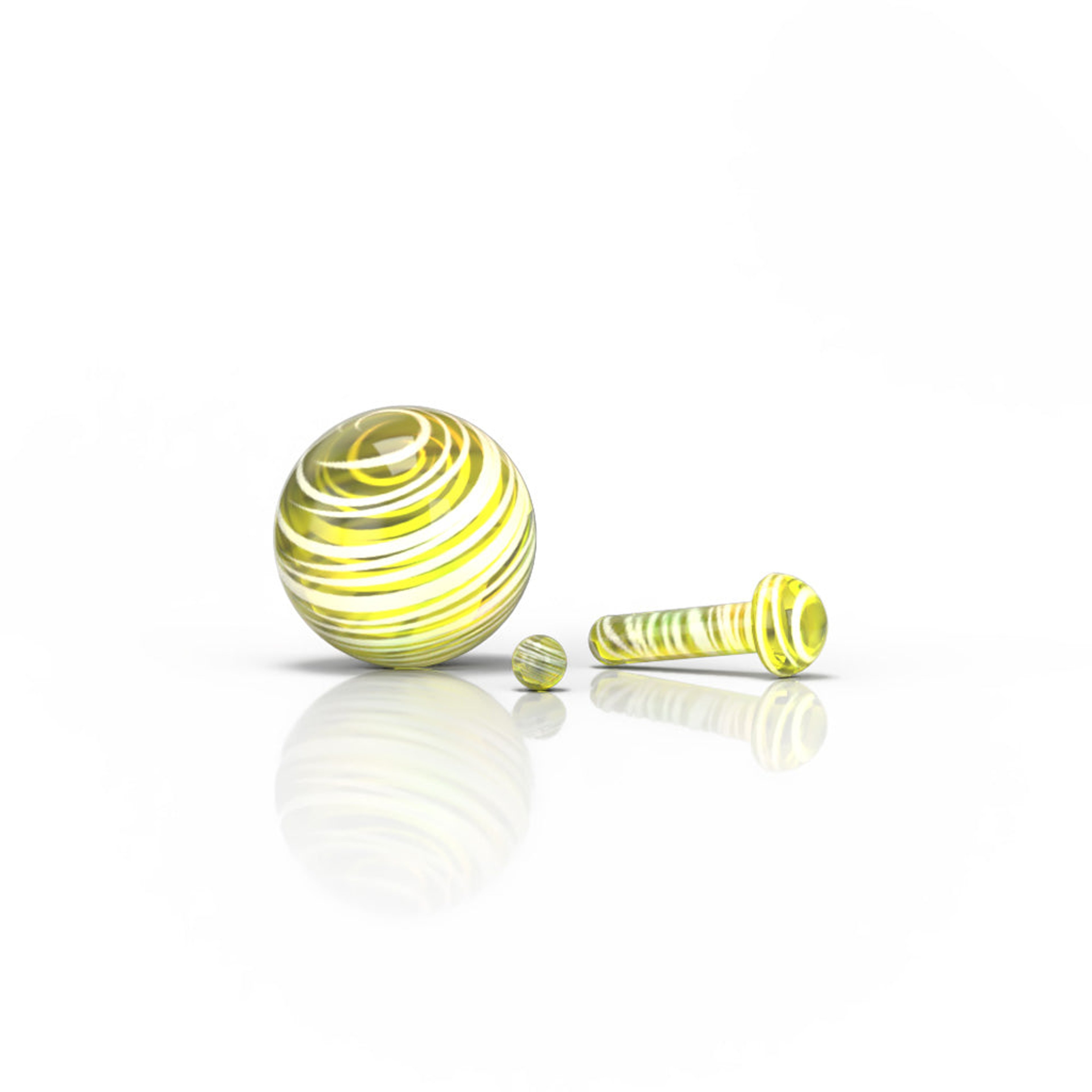 Preview pic of GLASS MUSHROOM PILLAR TERP SET