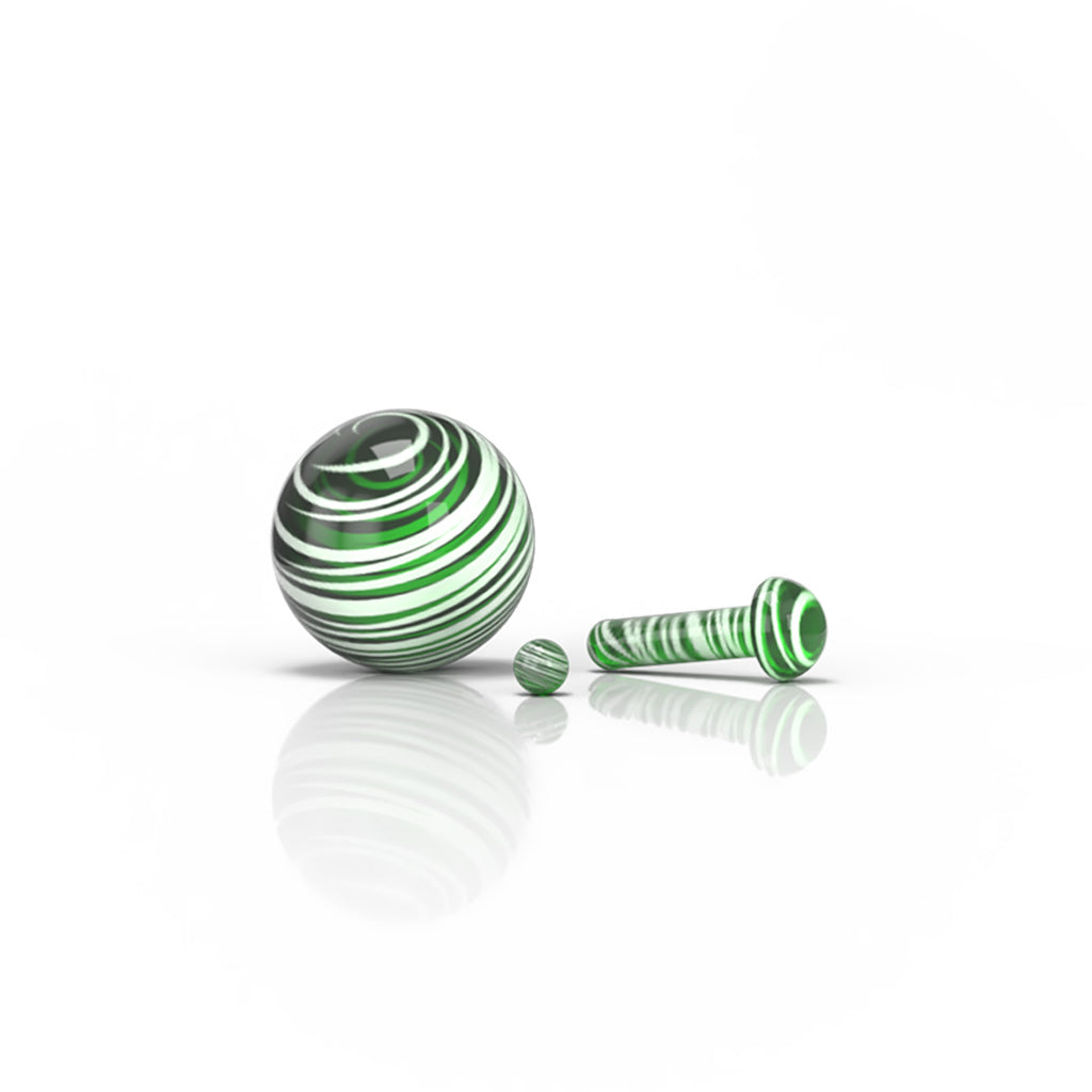 Preview pic of GLASS MUSHROOM PILLAR TERP SET
