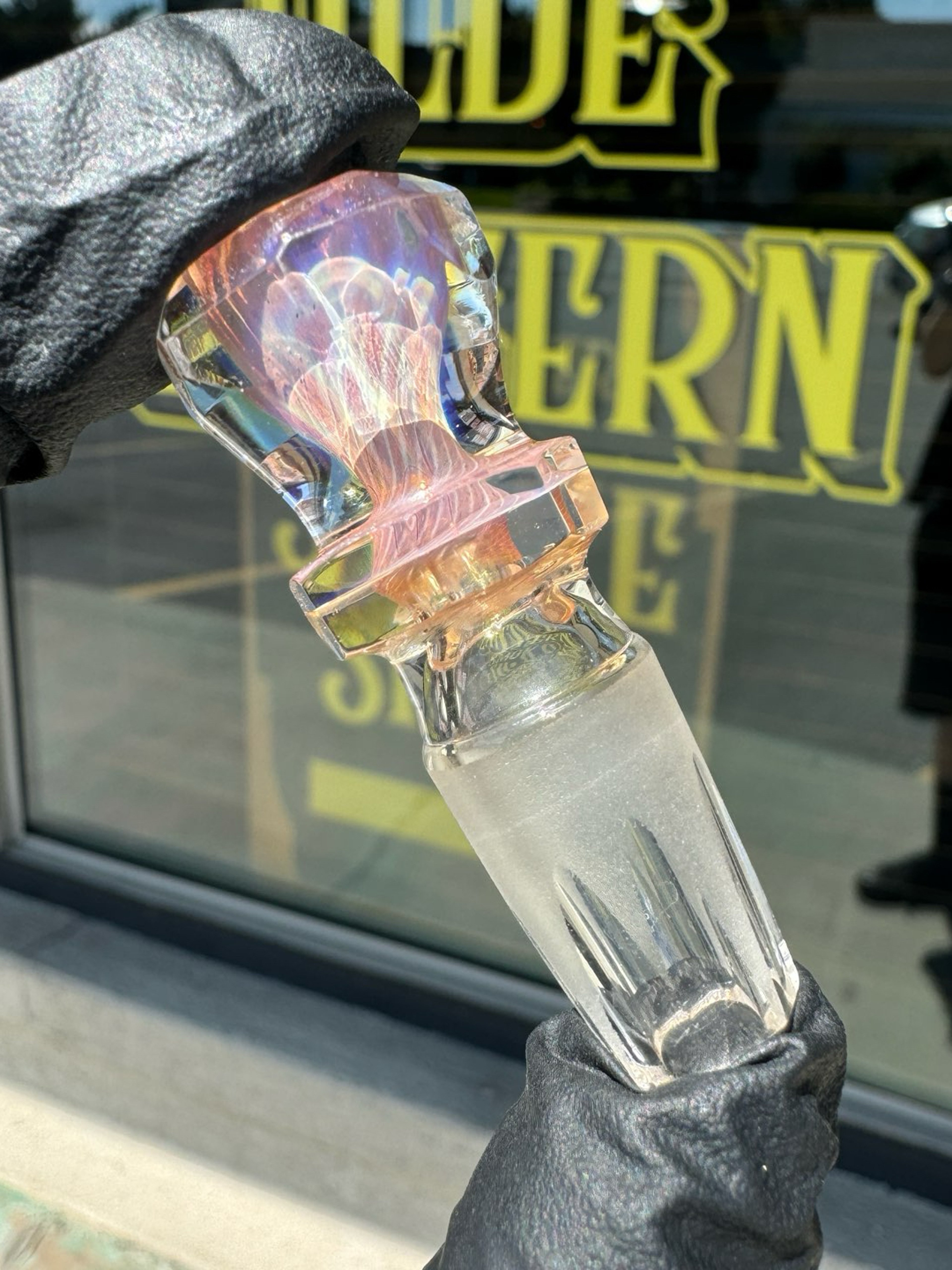 Preview pic of Hand Faceted Fume Slide