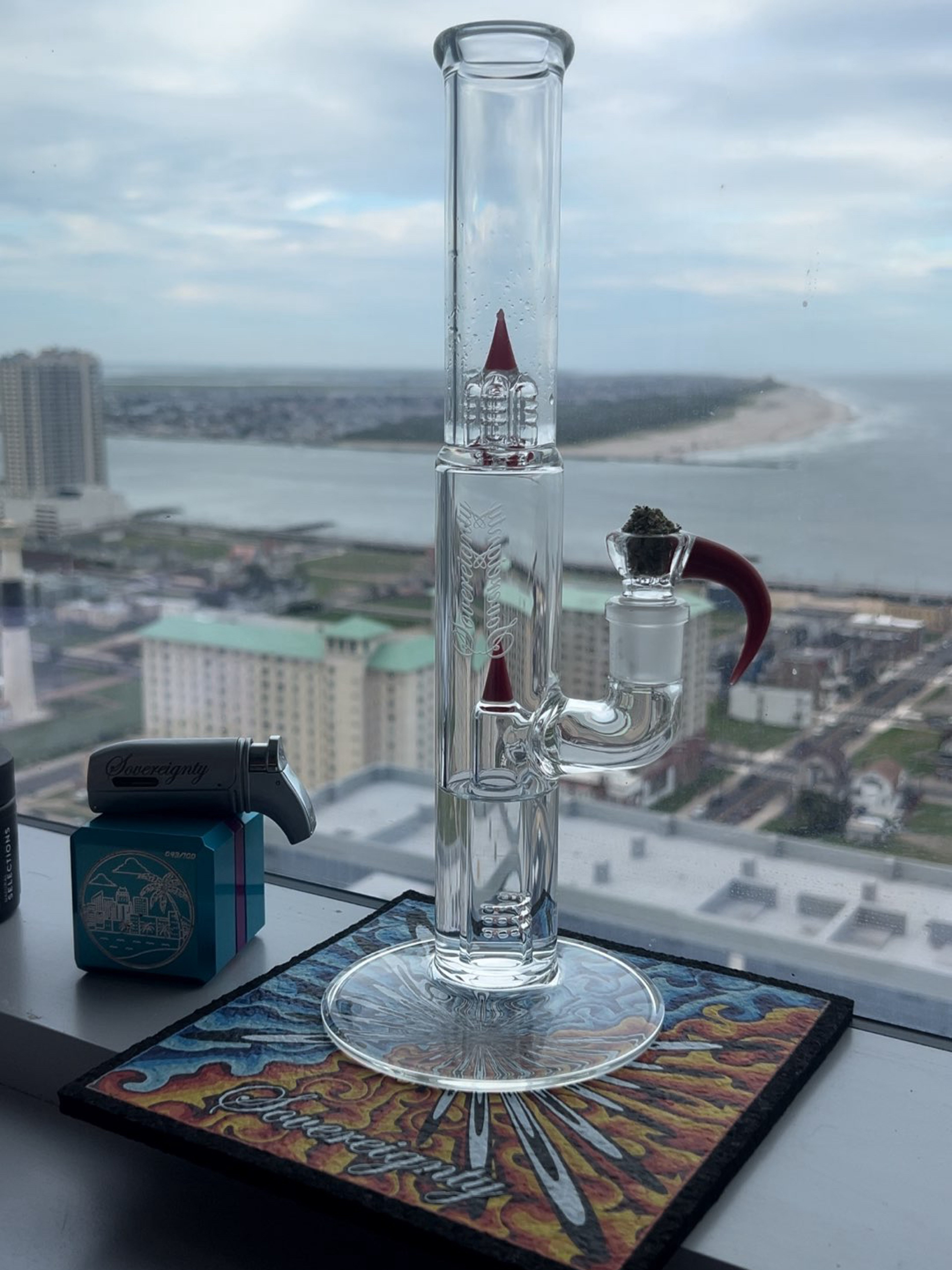 Preview pic of Pawn 180 grid accent cherry comes with slide