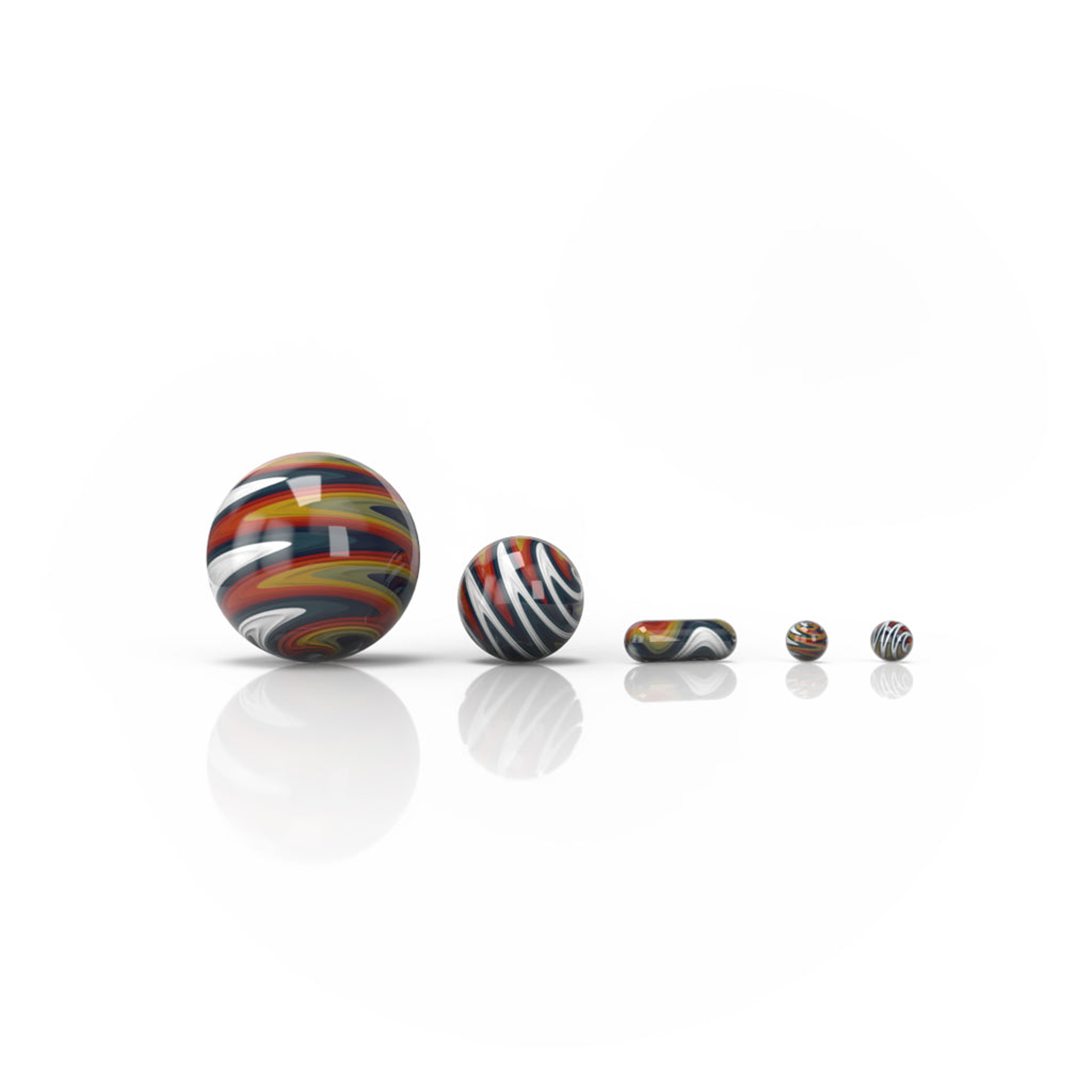 Preview pic of WIG WAG DAB MARBLE SETS - 5 PIECE