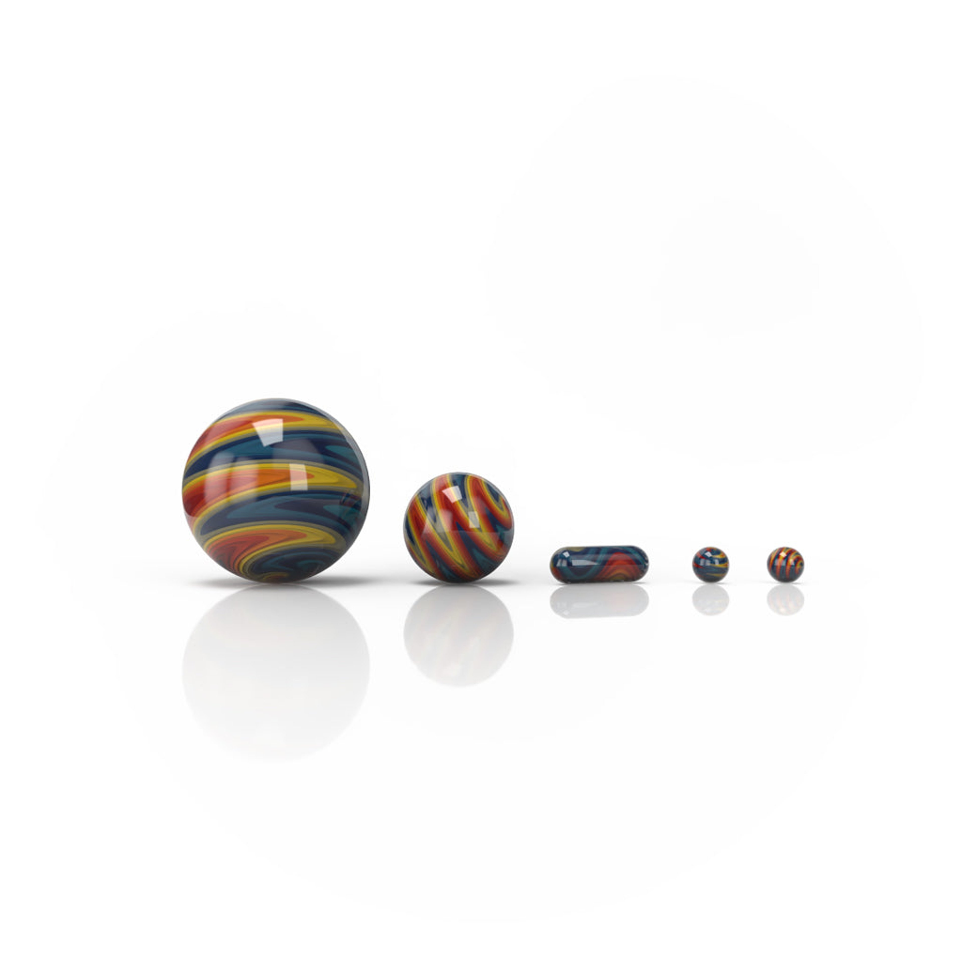 Preview pic of WIG WAG DAB MARBLE SETS - 5 PIECE