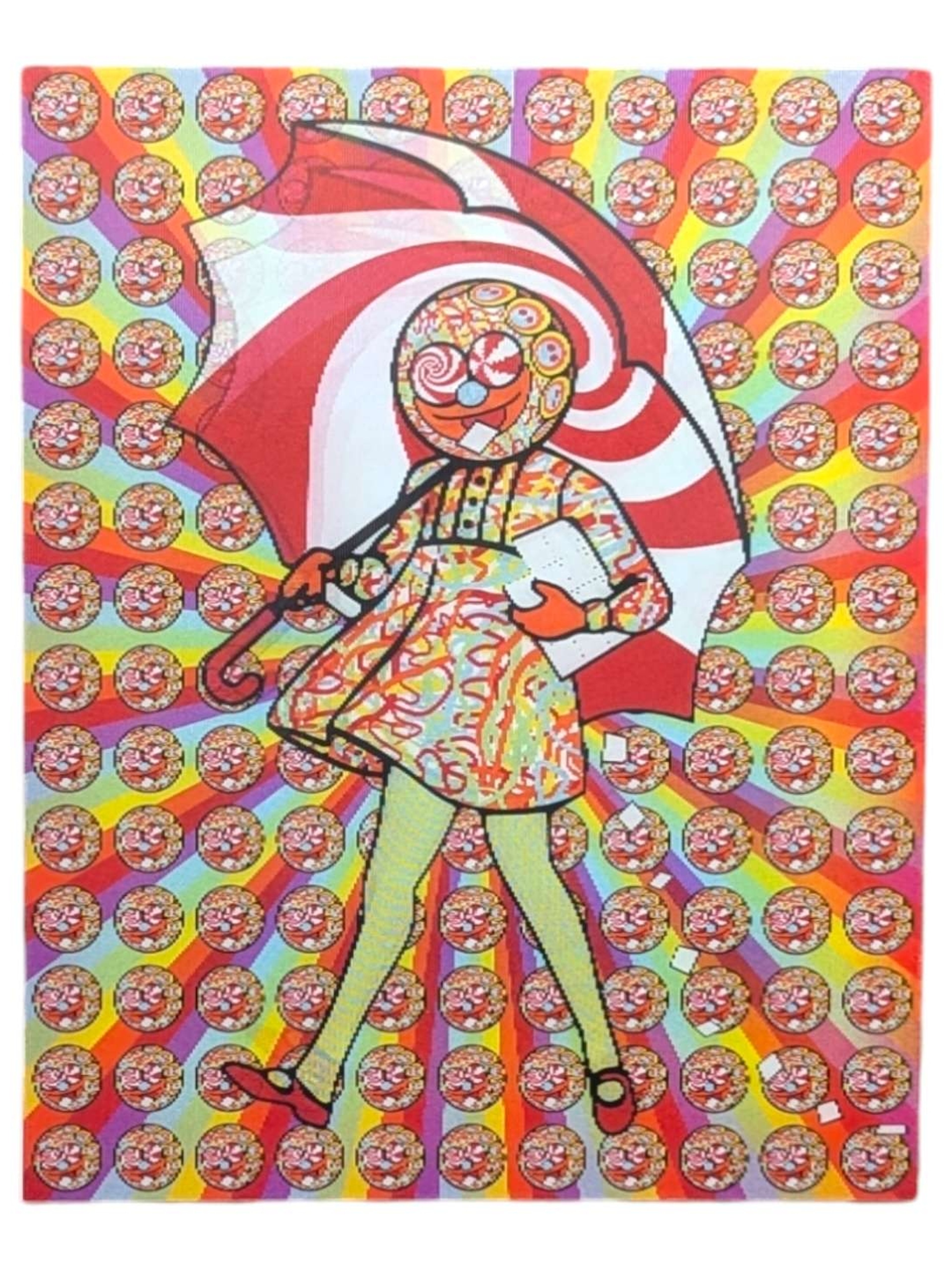Preview pic of Slinger x Original Gongster x Pyroscopic "Third Variant (Acid Eater)" Lenticular Print