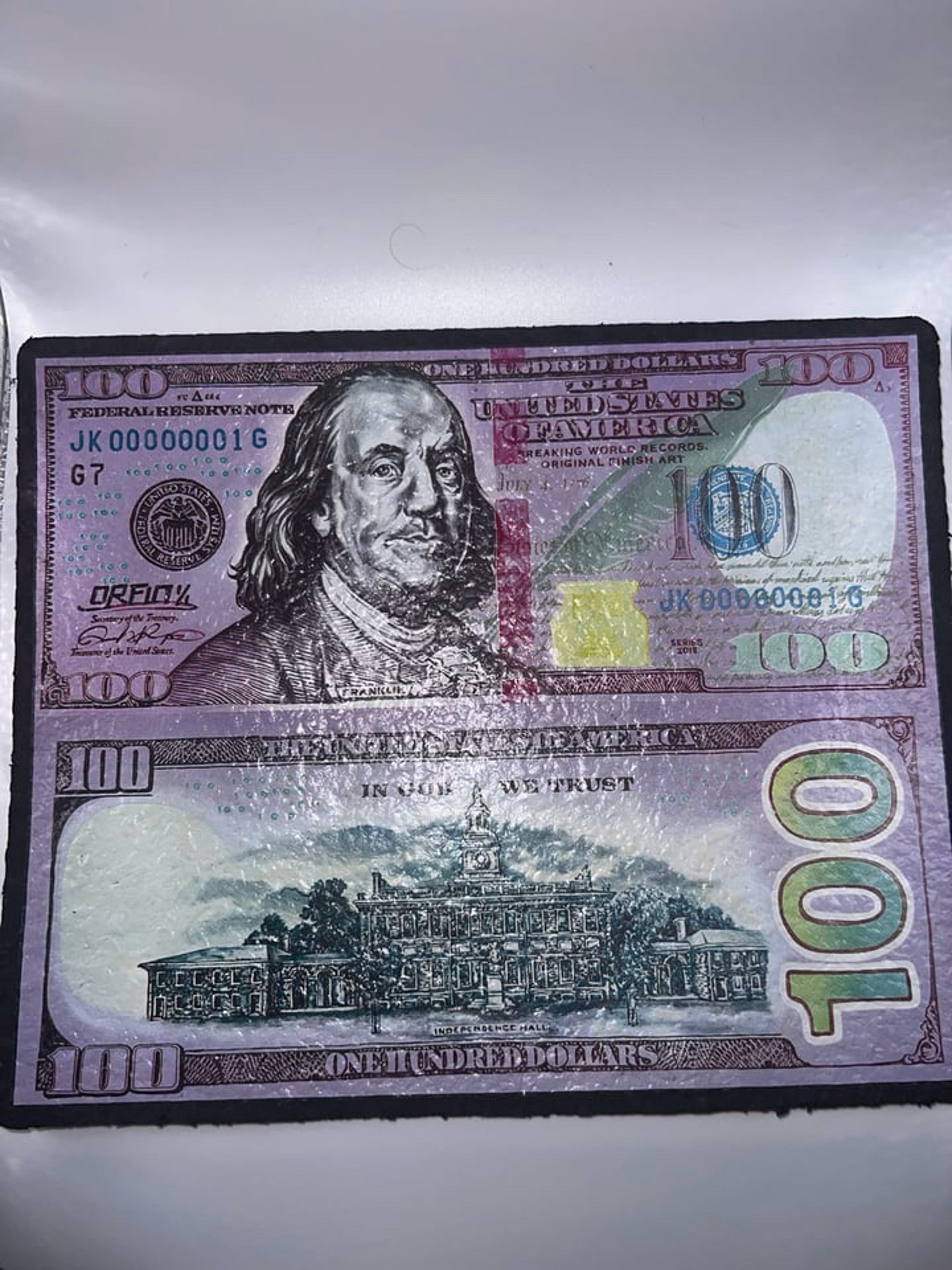 Preview pic of Orfin x Moodmat - $100 Bill