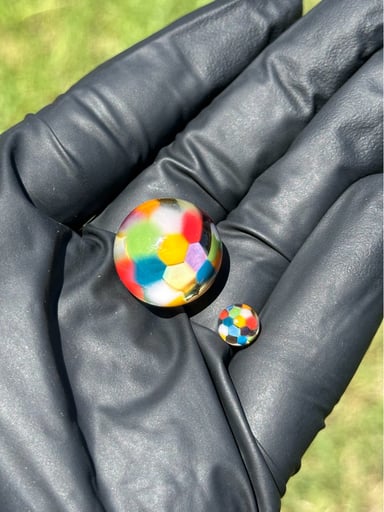 Preview pic of Rainbow Mille Marbles
