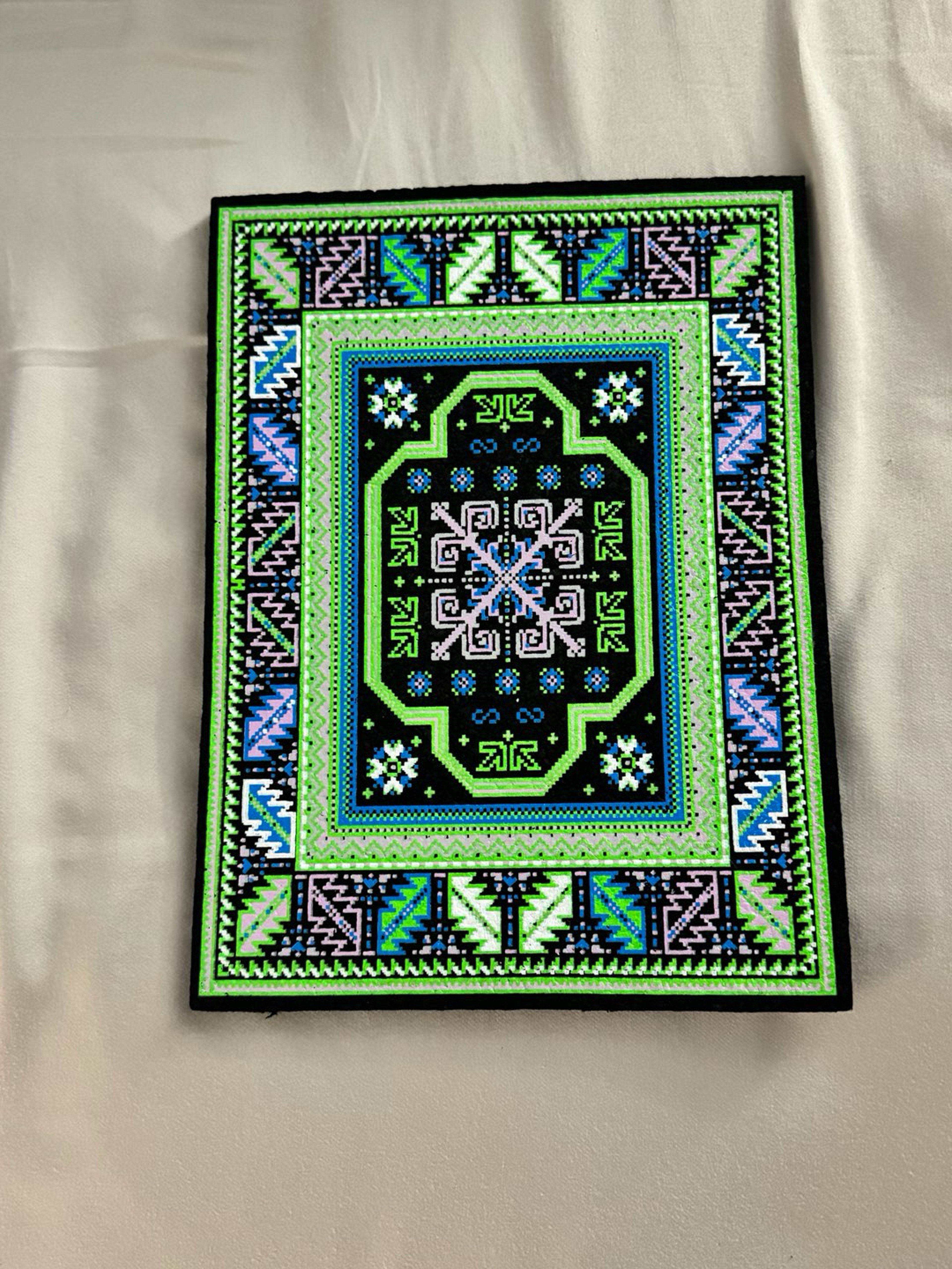 Preview pic of Green lotus bitrug series moodmat! Full uv glow
