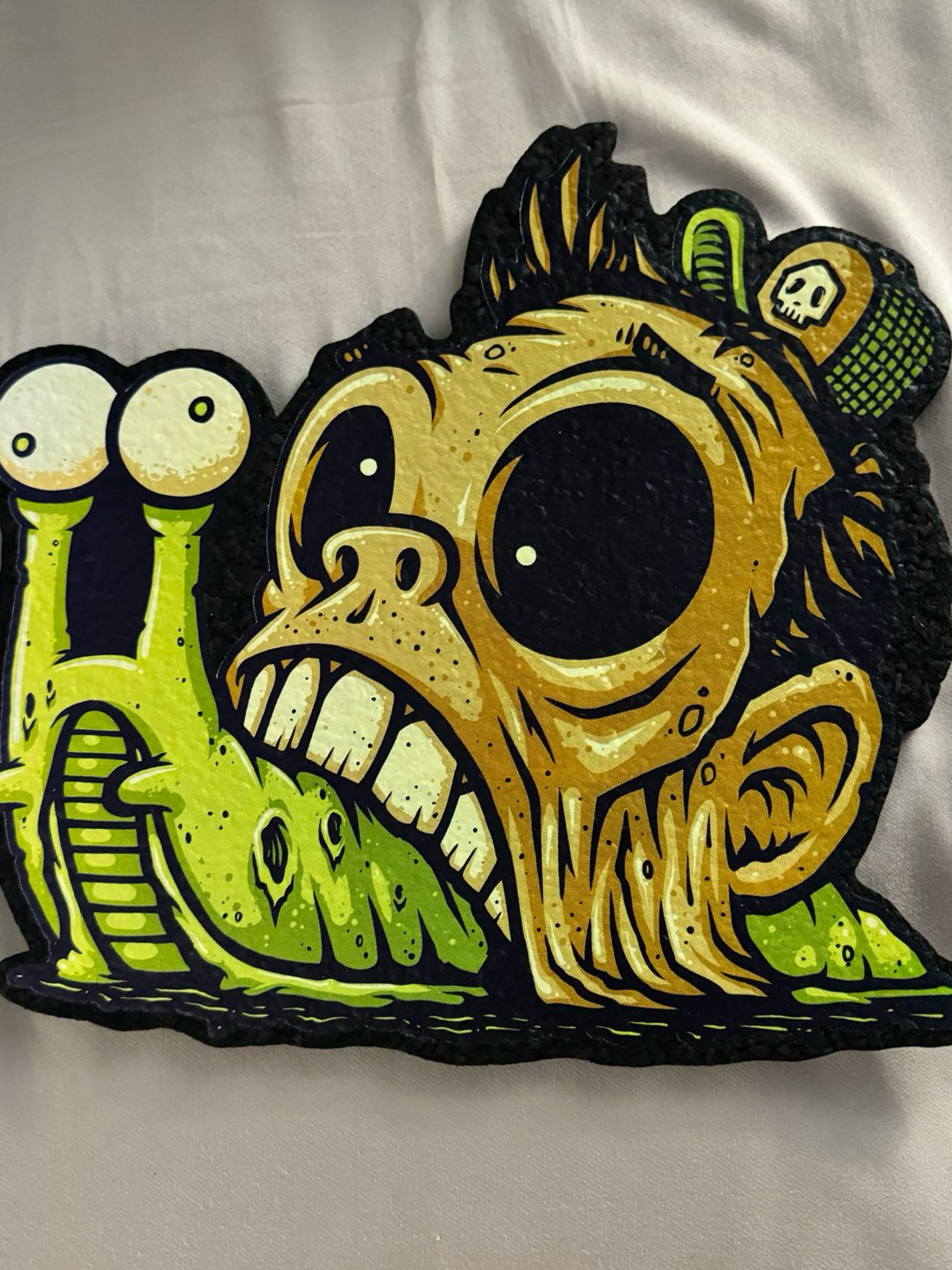 Preview pic of Zombie snail moodmat by chump magic