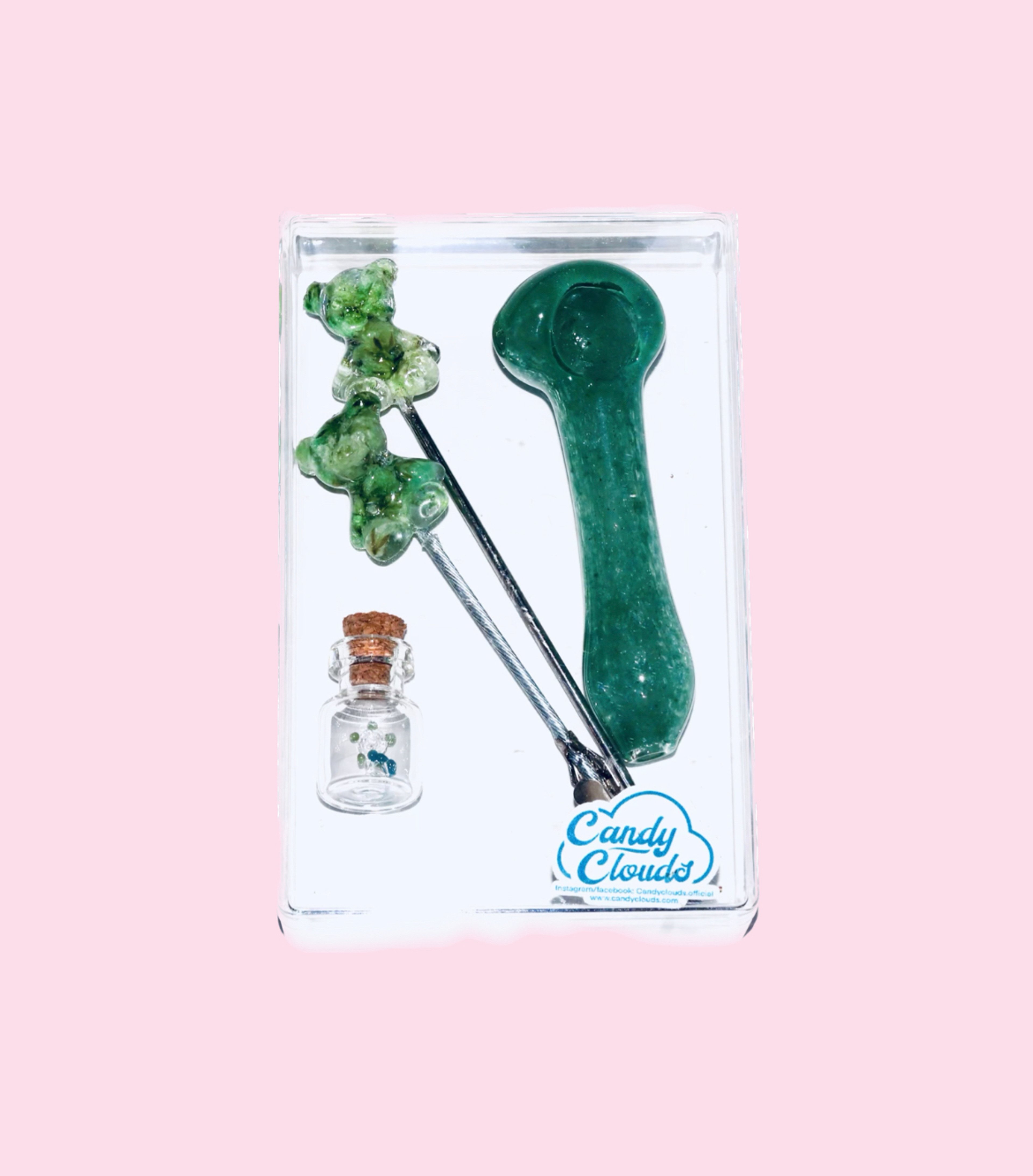 Preview pic of Mini pipe kits - Green Gummy Bear