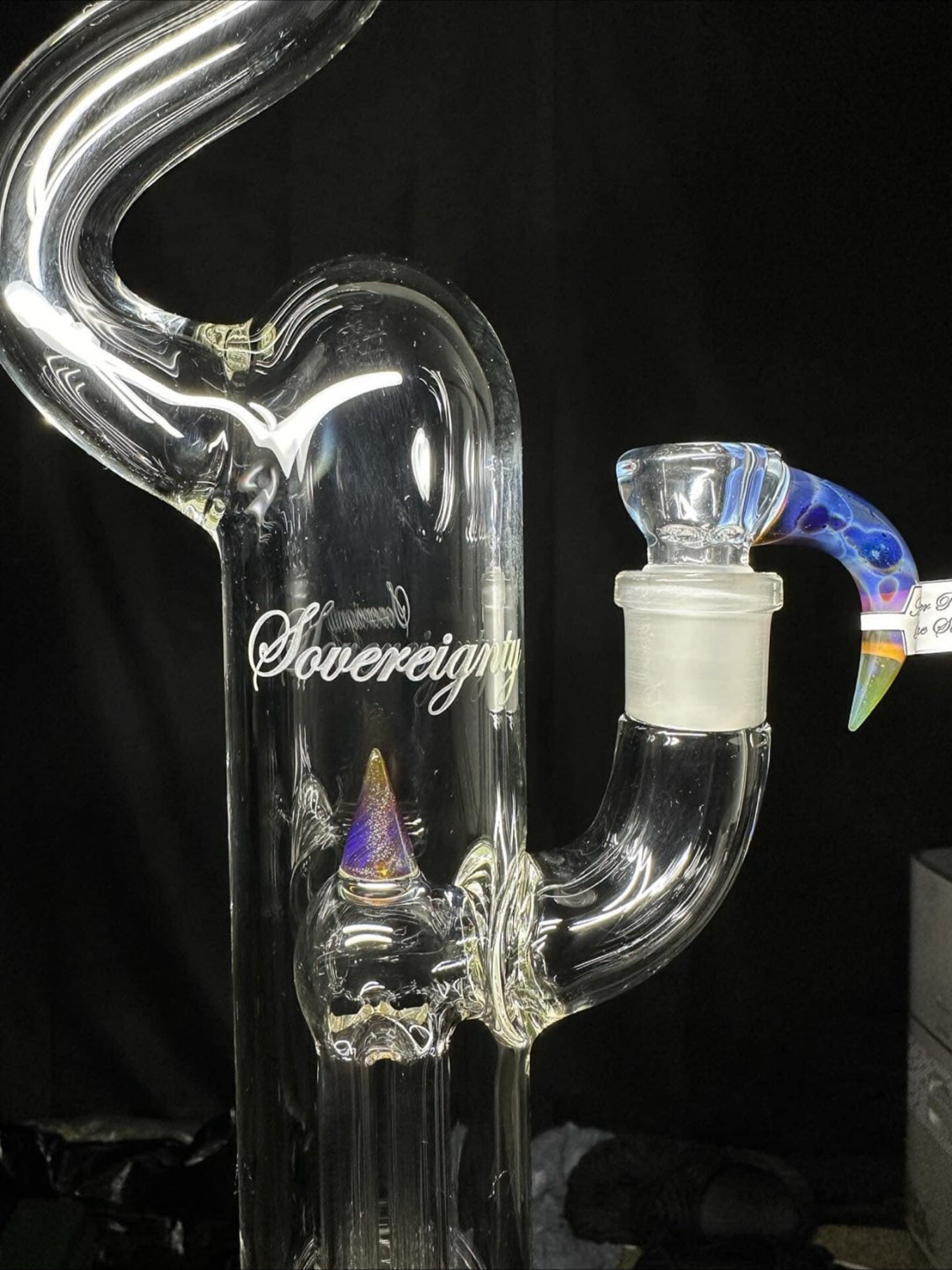 Preview pic of Sovereignty Natty Neck F4 “Amber Purple x Blue Stardust”