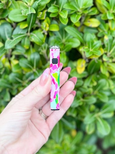 Preview pic of 510 Threaded Pink Roses Floral Battery
