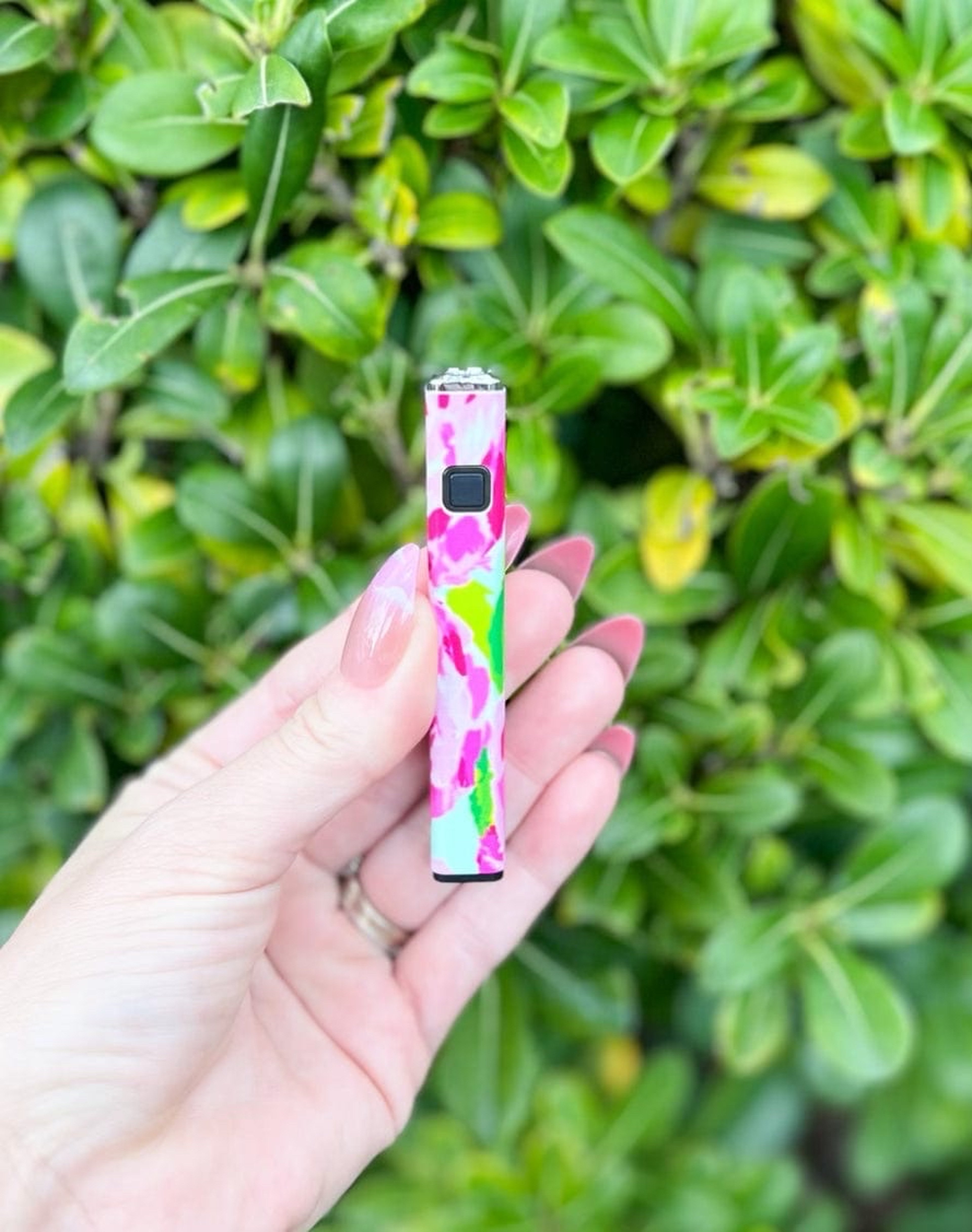 Preview pic of 510 Threaded Pink Roses Floral Battery