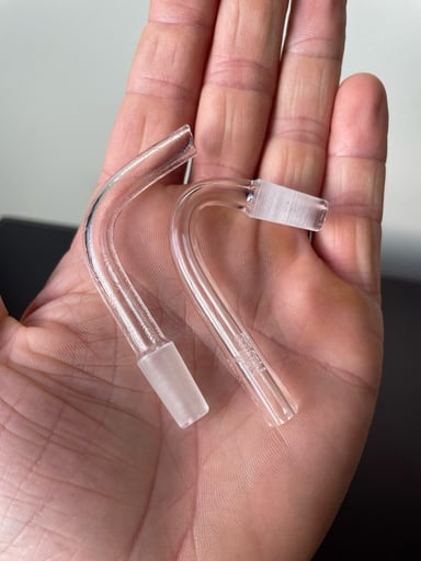 Preview pic of Two quartz Aardvarks aka strottle adapters
