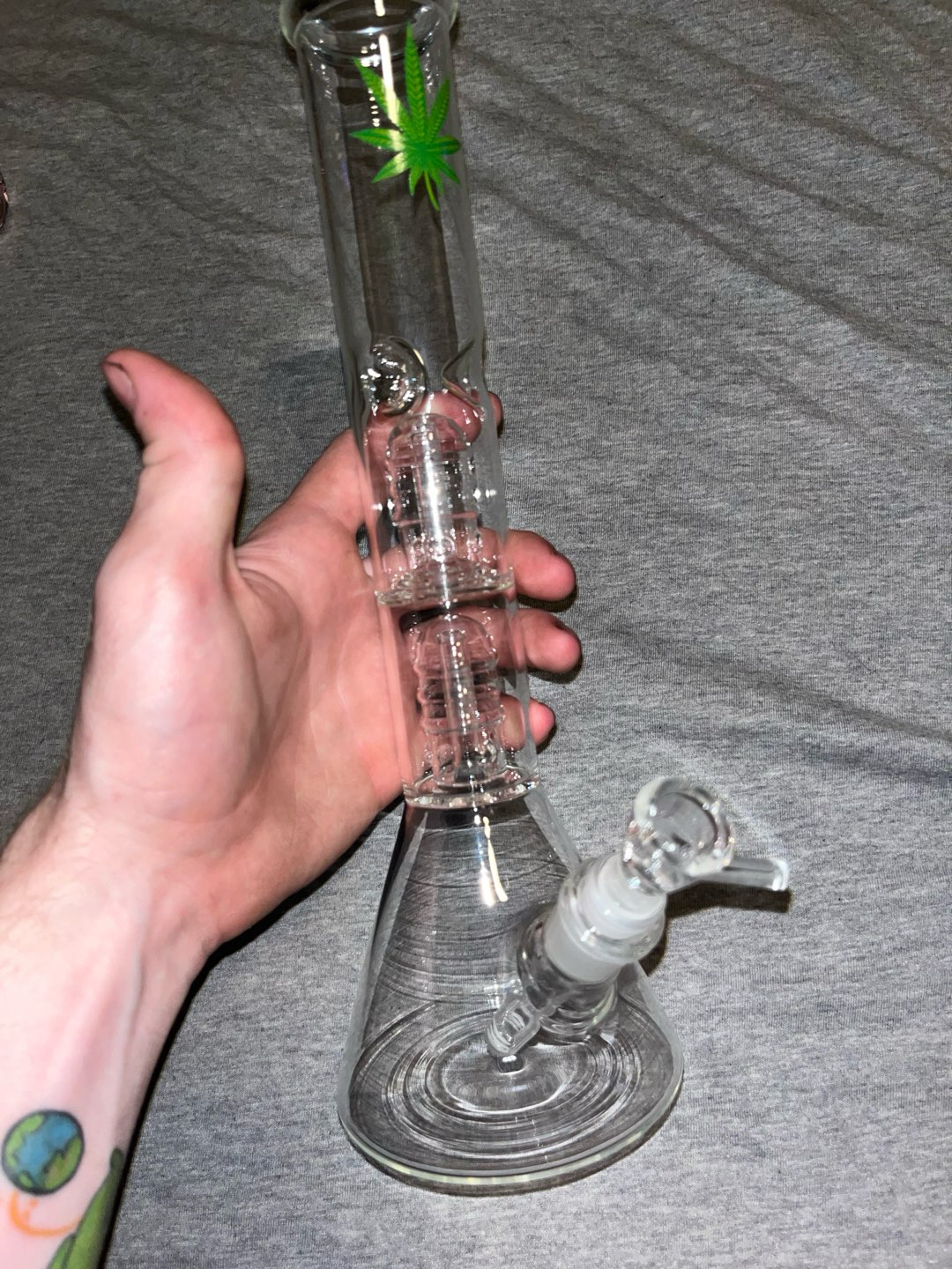 Preview pic of Double Perc Bong