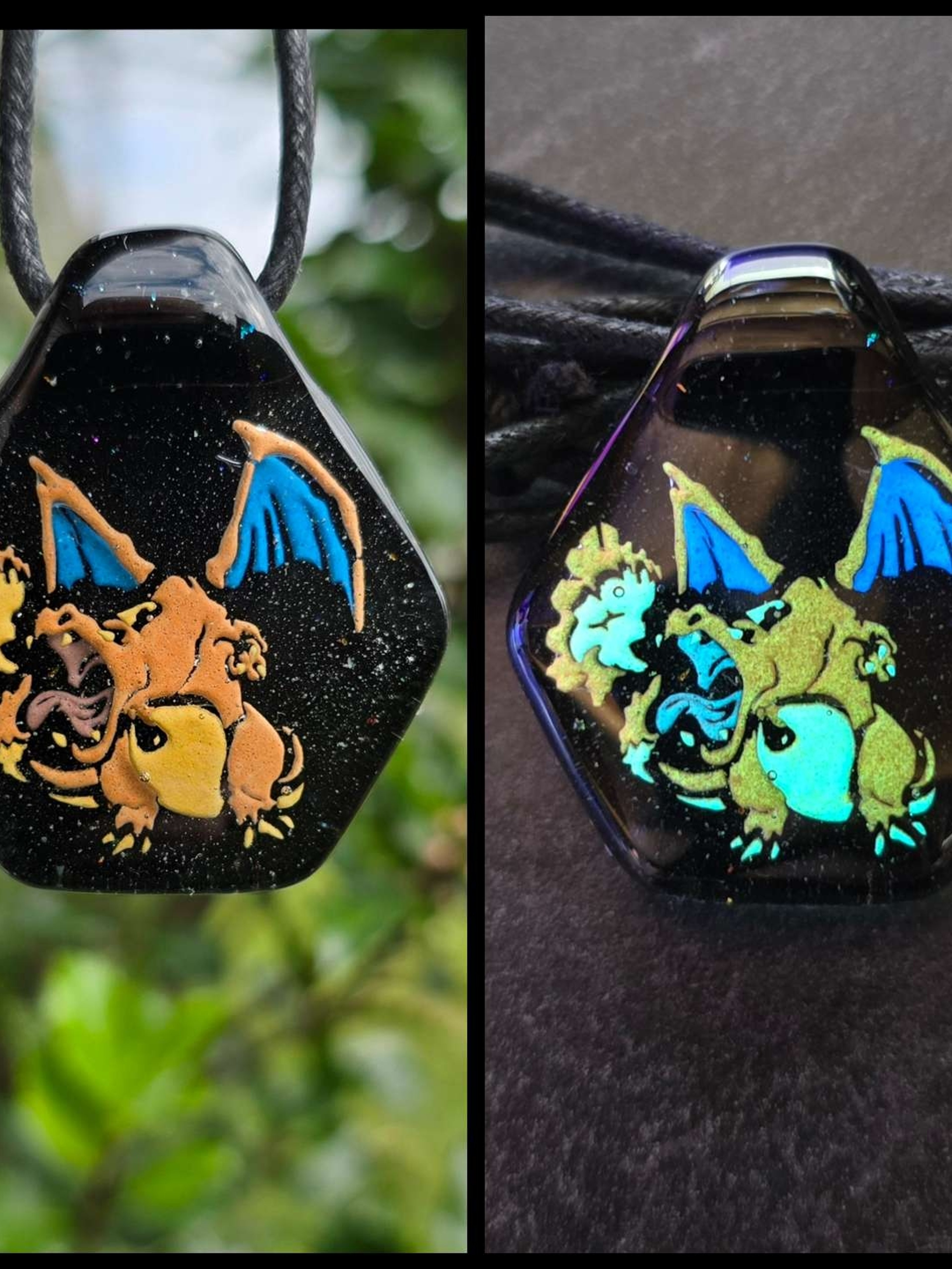 Preview pic of Charizard Glow in the Dark Layered Pendant